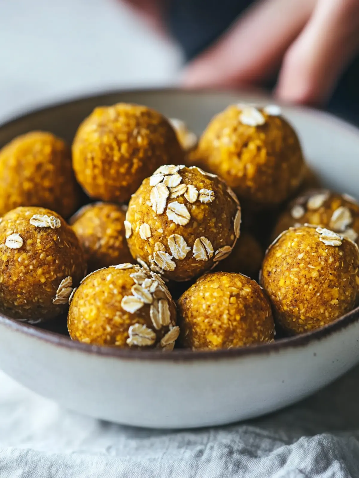 Delicious Turmeric Oat Balls for a Healthy Snack Boost 3 Turmeric Oat Balls