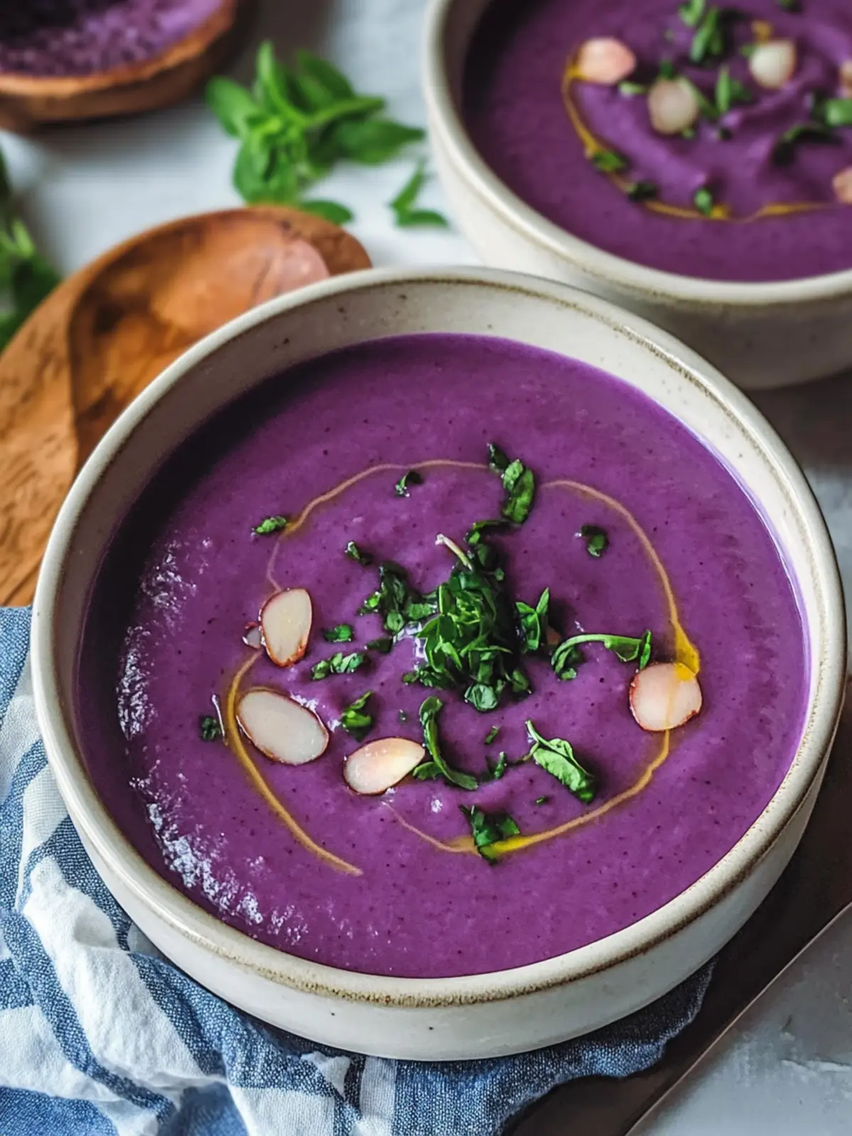 Creamy Purple Yam Soup That Will Brighten Your Day 5 Purple Yam Soup