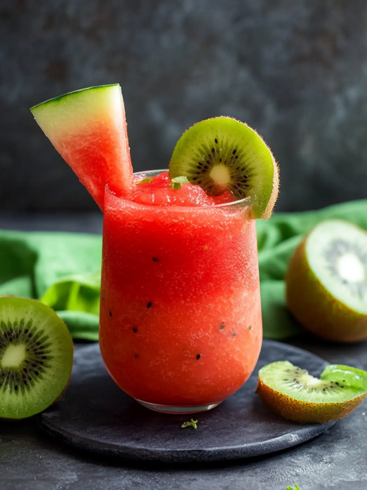 Refreshing Easy Homemade Kiwi Watermelon Slushie Recipe! 3 Easy Homemade Kiwi Watermelon Slushie