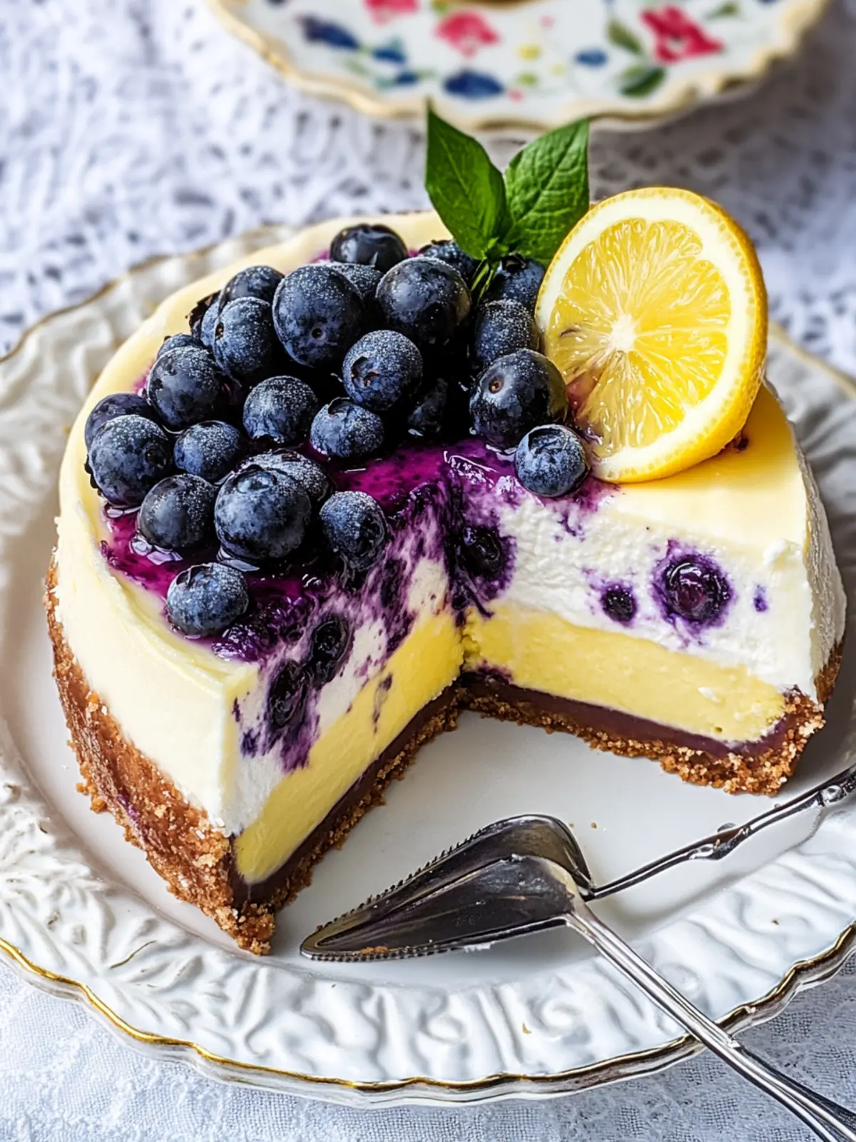 Lemon Blueberry Cheesecake: Pure Bliss in Every Bite 4 Lemon Blueberry Cheesecake