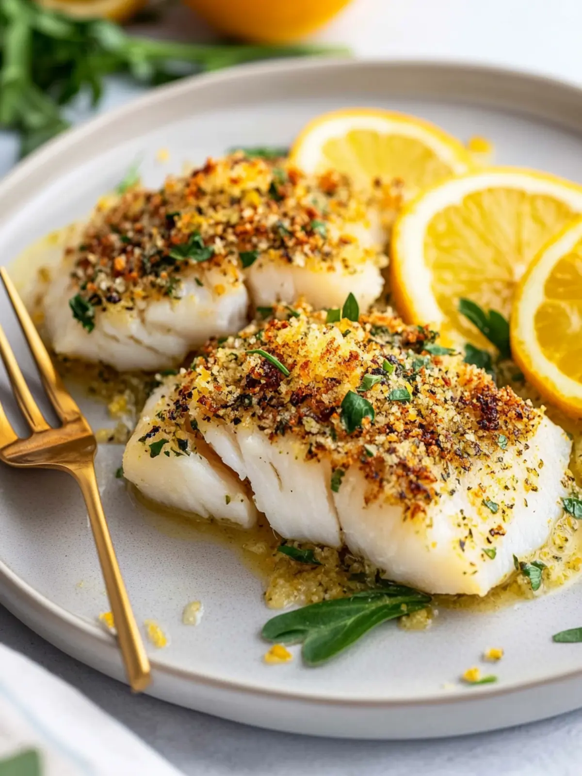 Herb Citrus Crusted Cod Recipe for Flavorful Home Dining 4 Herb Citrus Crusted Cod Recipe