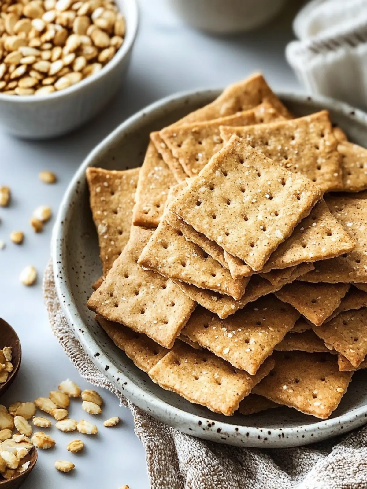 Crispy Buckwheat Crackers: The Perfect Homemade Snack 3 Buckwheat Crackers