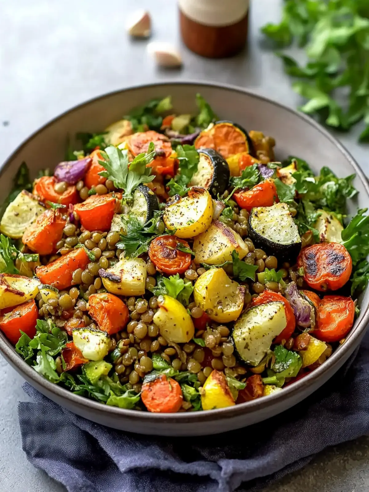 Gluten-Free Roasted Vegetable Lentil Salad You’ll Crave Daily 3 Gluten-Free Roasted Vegetable Lentil Salad