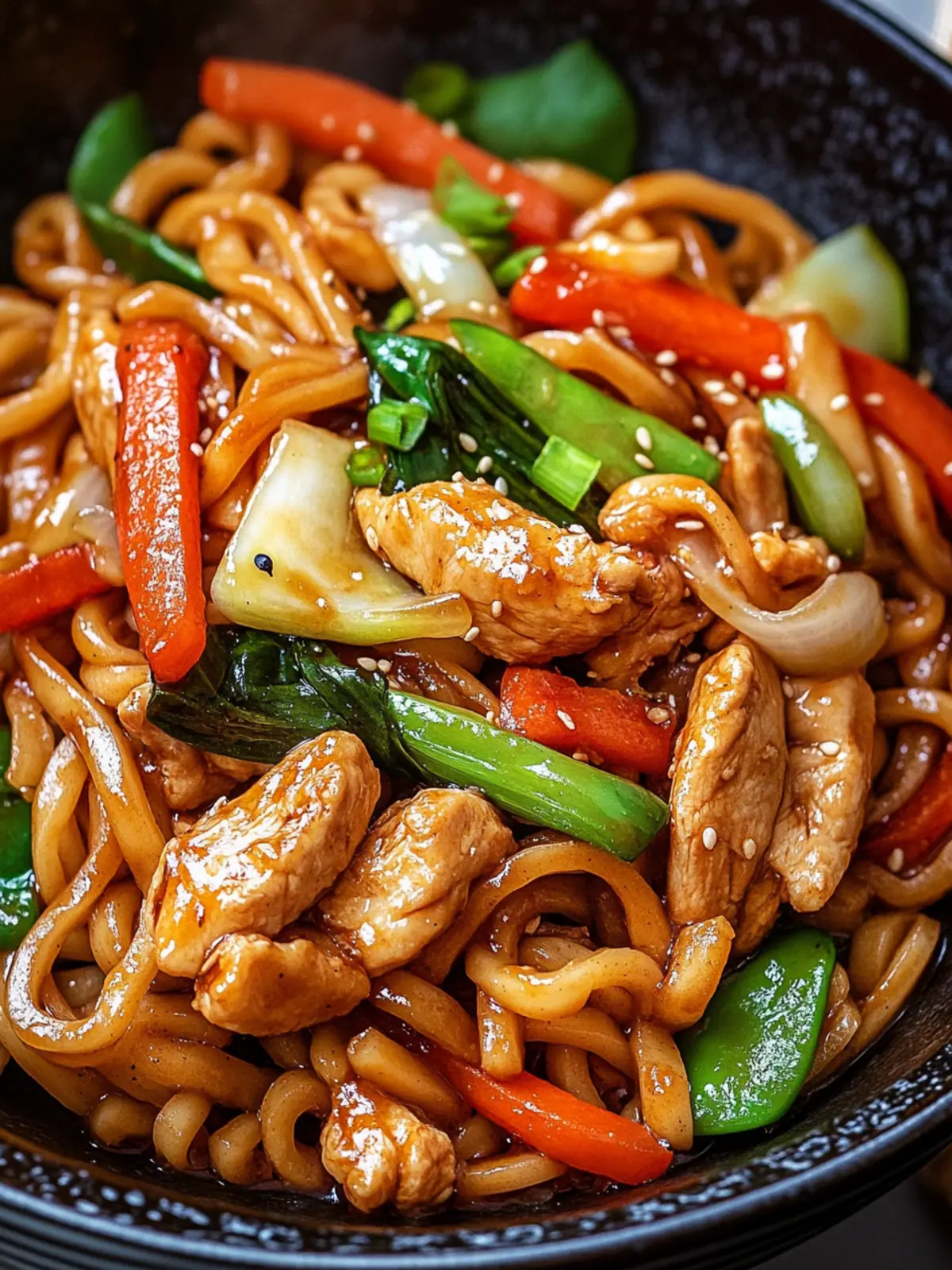 Savory Chicken Udon Noodle Stir Fry for an Easy Dinner Delight 4 Chicken Udon Noodle Stir Fry