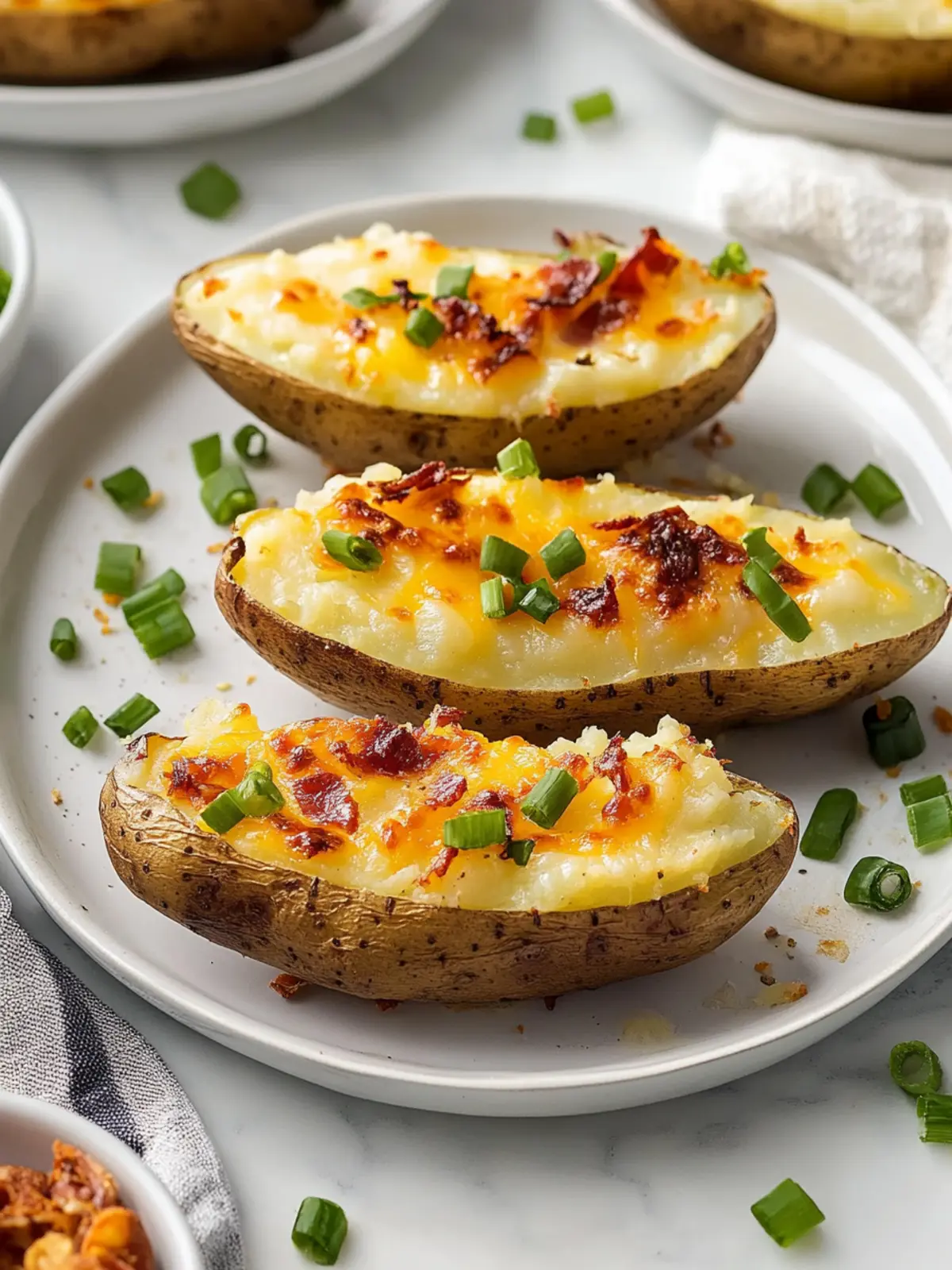 Ultimate Loaded Baked Potato Skins for Easy Comfort Food 2 Baked Potato Skins