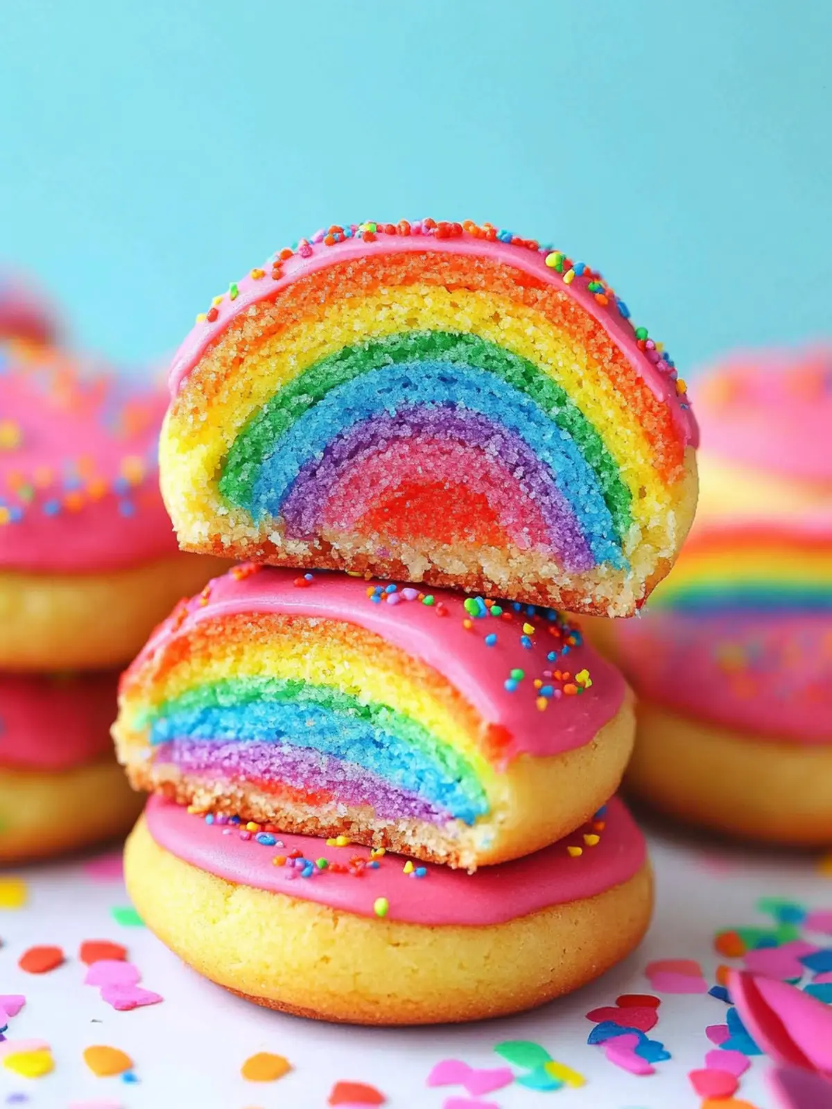 Celebrate with Disability Pride Month Rainbow Cookies Delight! 2 Disability Pride Month Rainbow Cookies