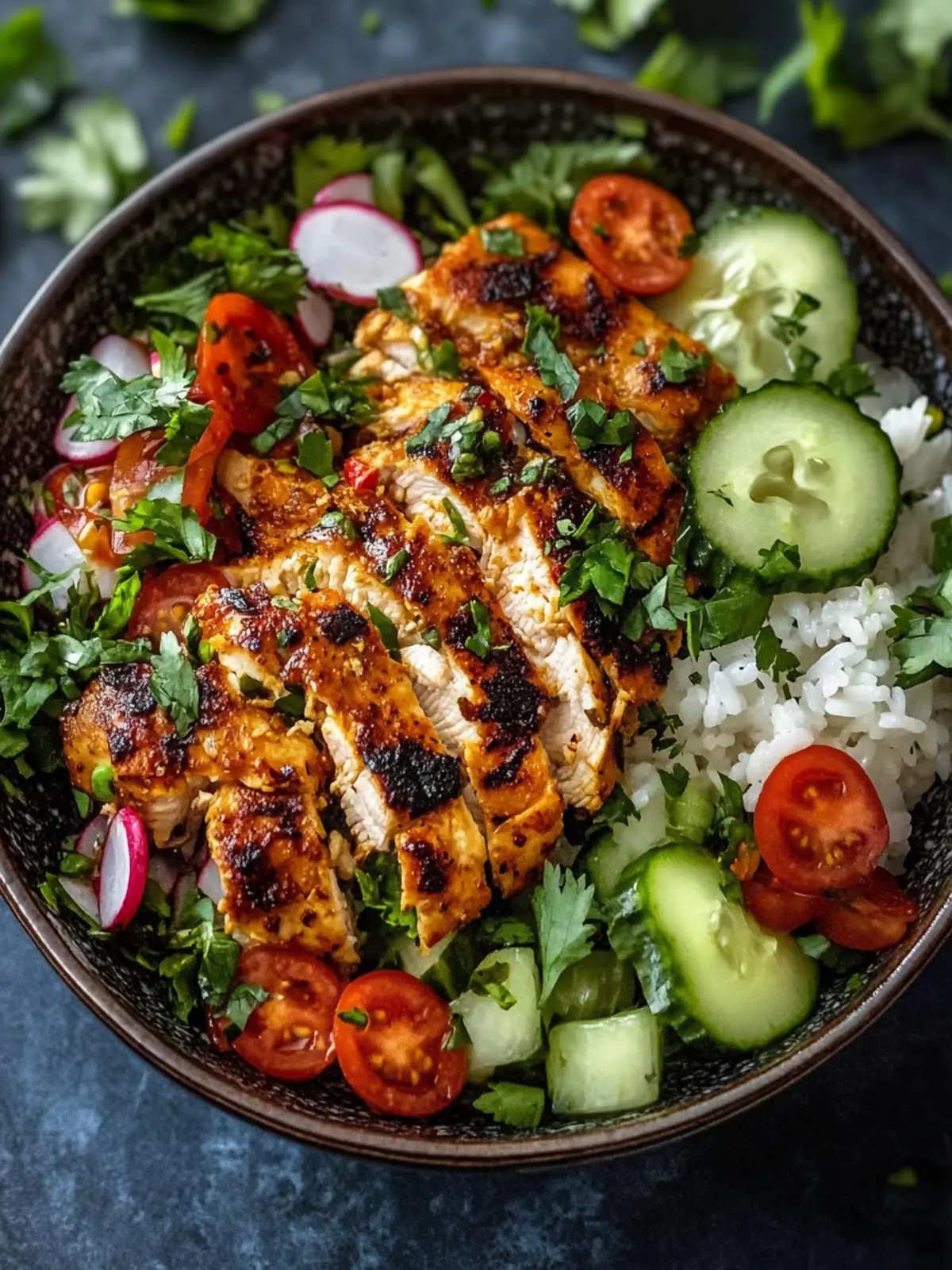 Father's Day Chicken Shawarma Crispy Rice Salad Delight 2 Father's Day Chicken Shawarma Crispy Rice Salad