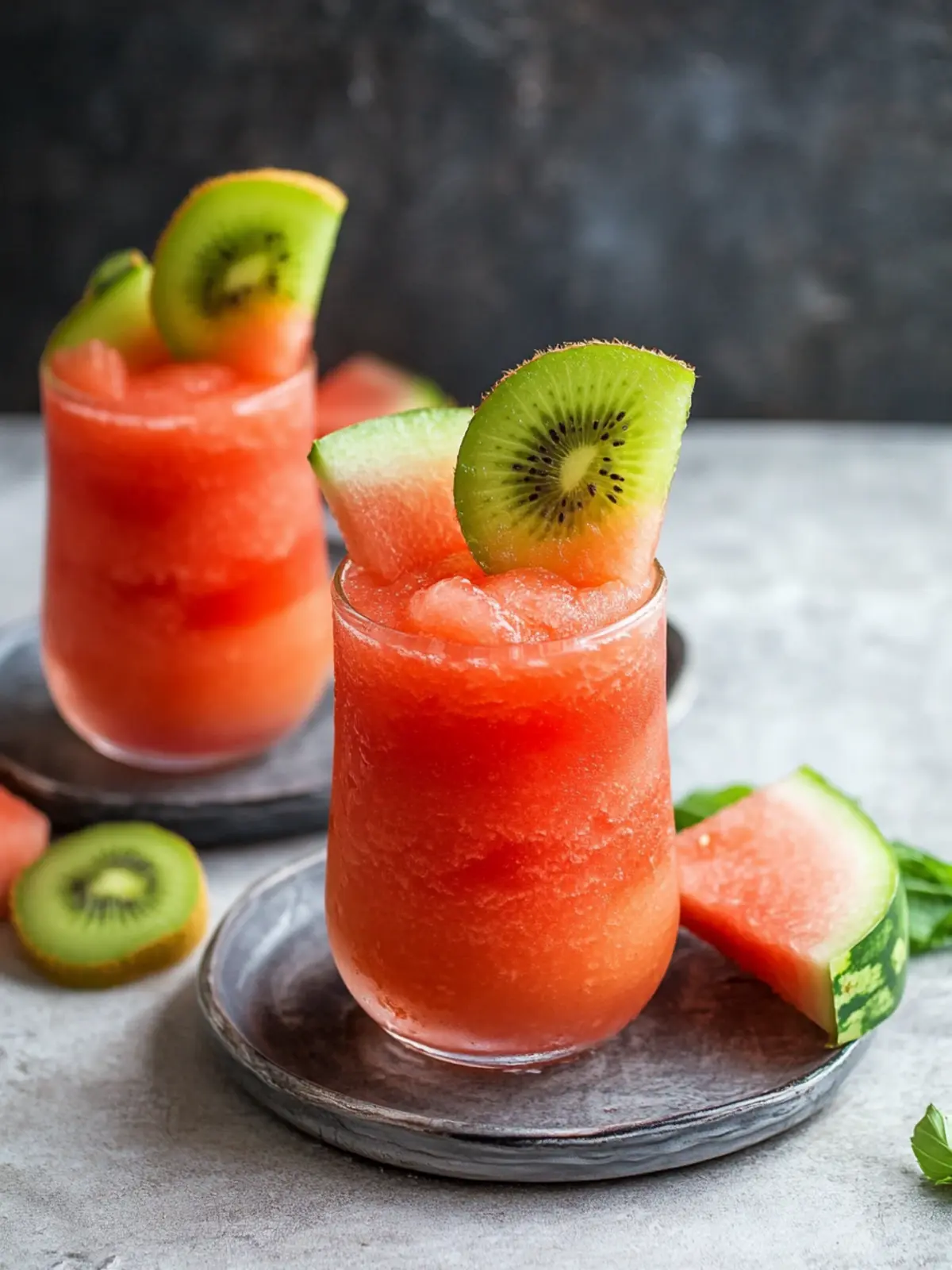 Refreshing Easy Homemade Kiwi Watermelon Slushie Recipe! 4 Easy Homemade Kiwi Watermelon Slushie