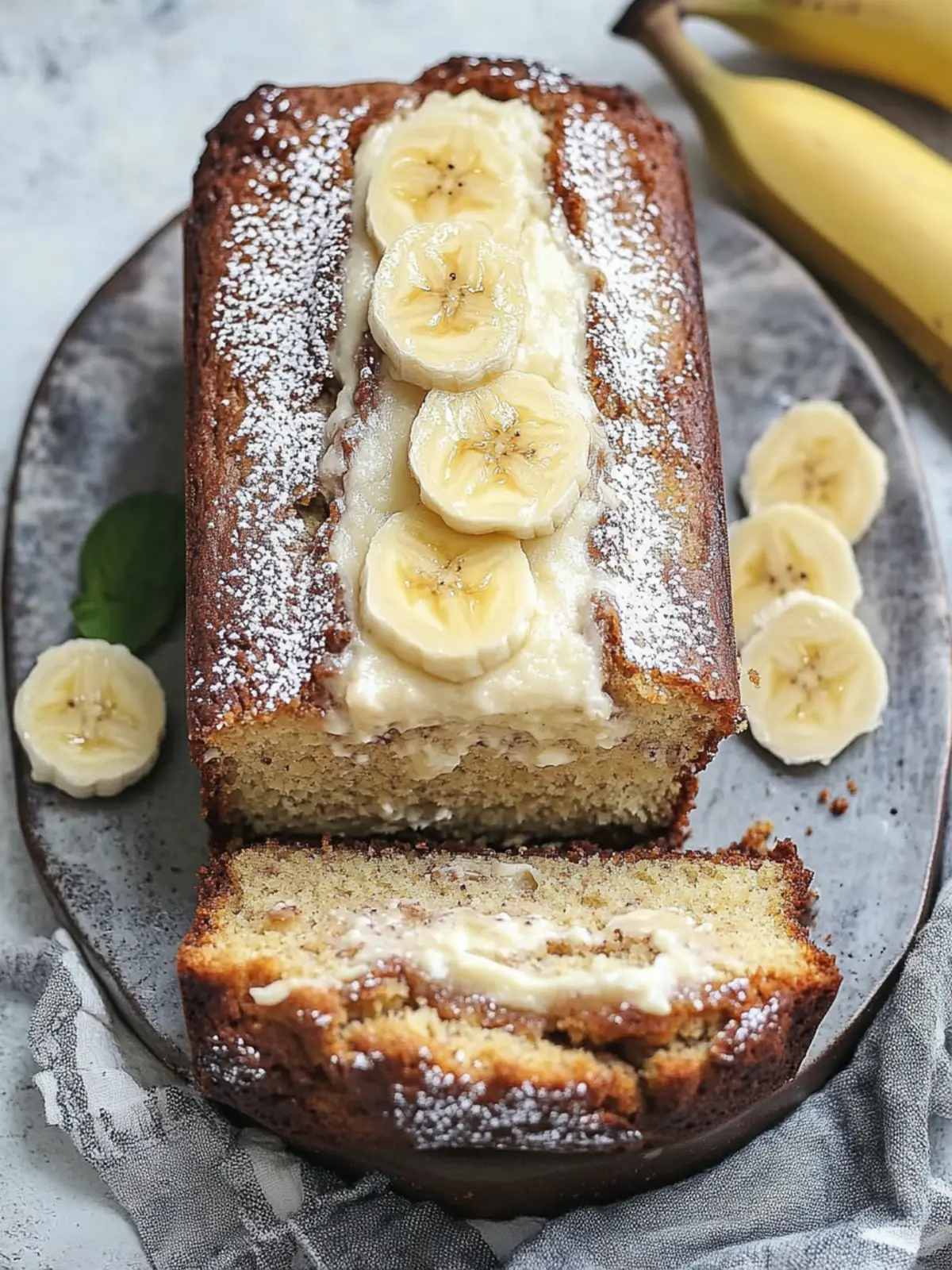 Cheesecake Banana Bread: A Dreamy Twist on Banana Bliss 4 Cheesecake Banana Bread