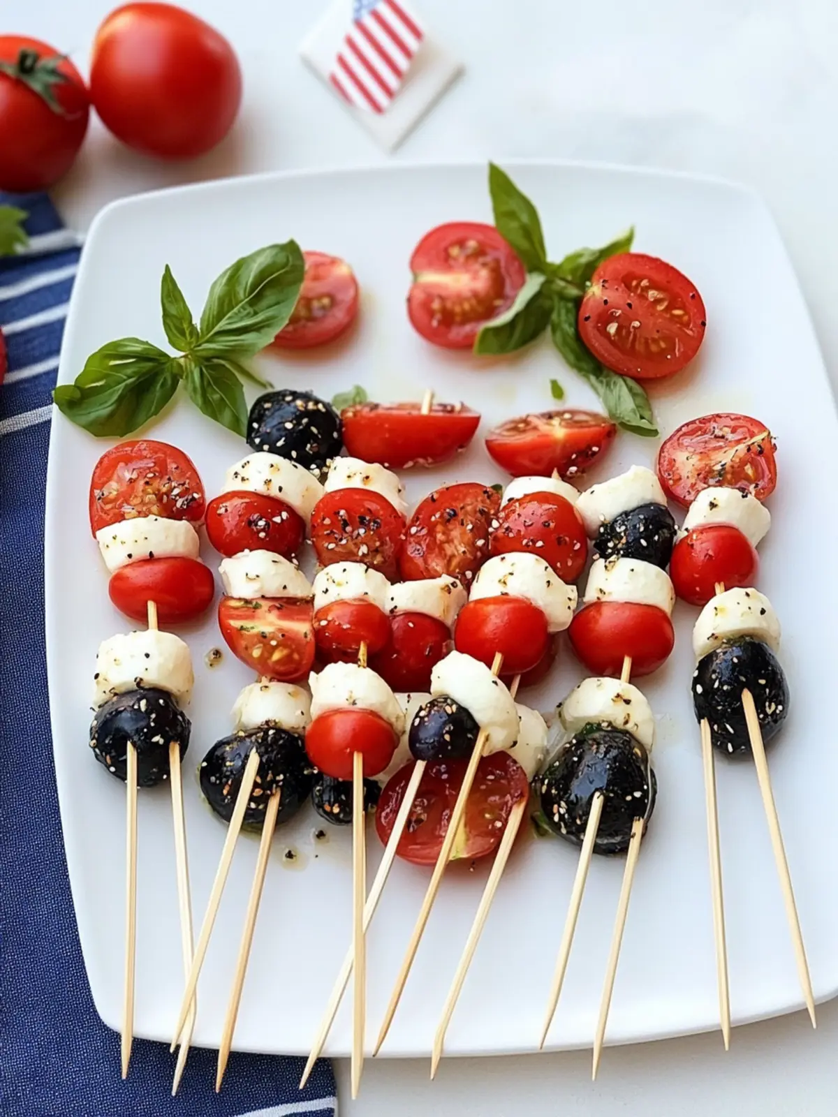4th of July Red, White, and Blue Caprese Skewers Delight 4 4th of July Red, White, and Blue Caprese Skewers