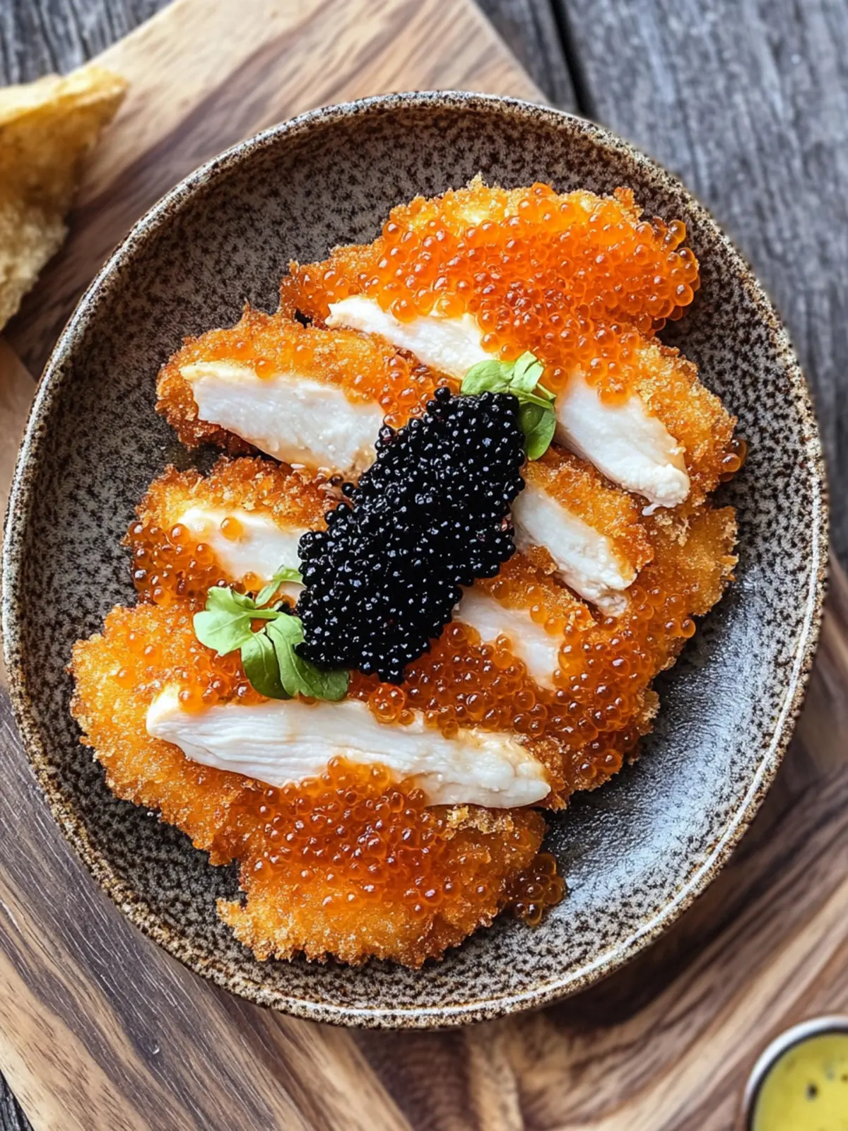 Easy Chicken Katsu with Caviar: A Gourmet Twist at Home 4 Easy Chicken Katsu with Caviar
