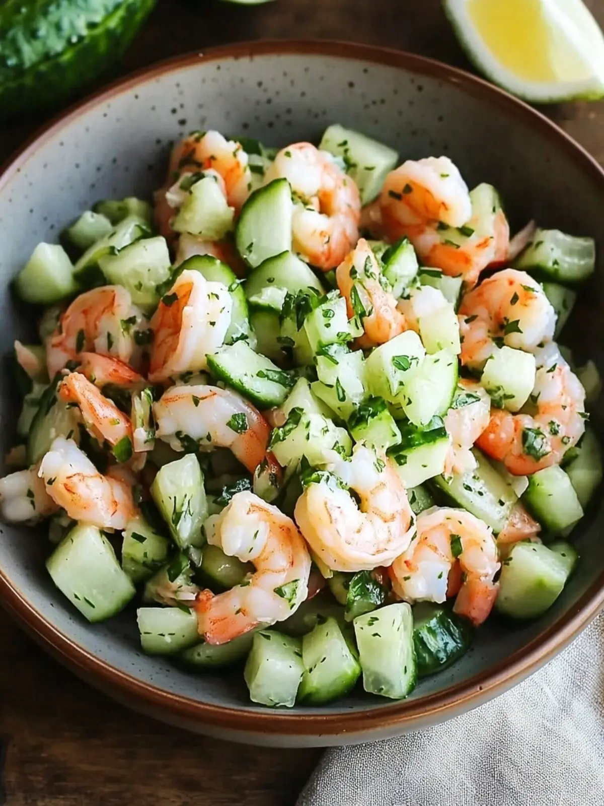 Zesty Cucumber Shrimp Salad for Quick Healthy Meals 3 Cucumber Shrimp Salad