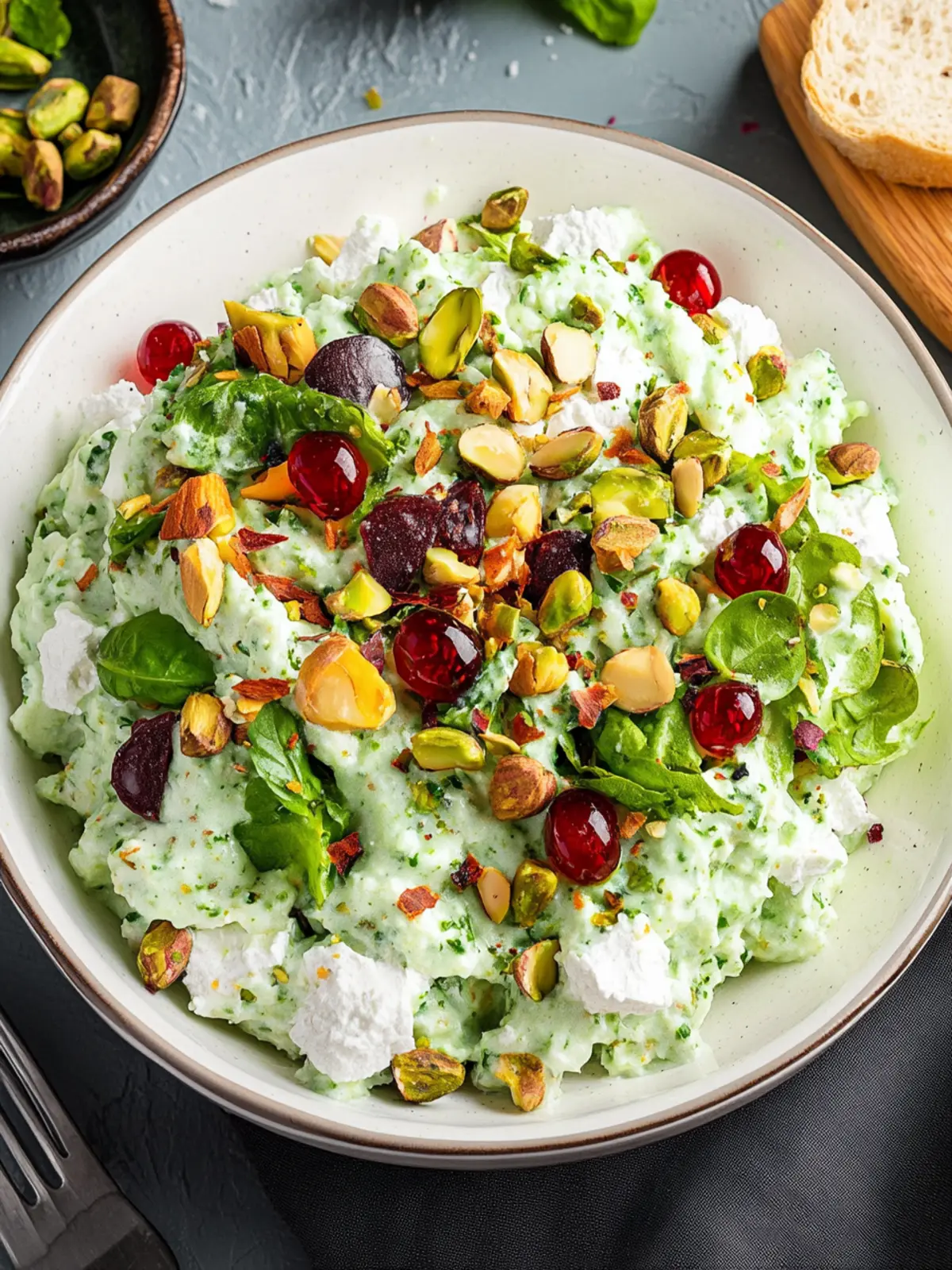 Pistachio Salad Bliss: Refreshing Flavor in Every Bite 3 Pistachio Salad