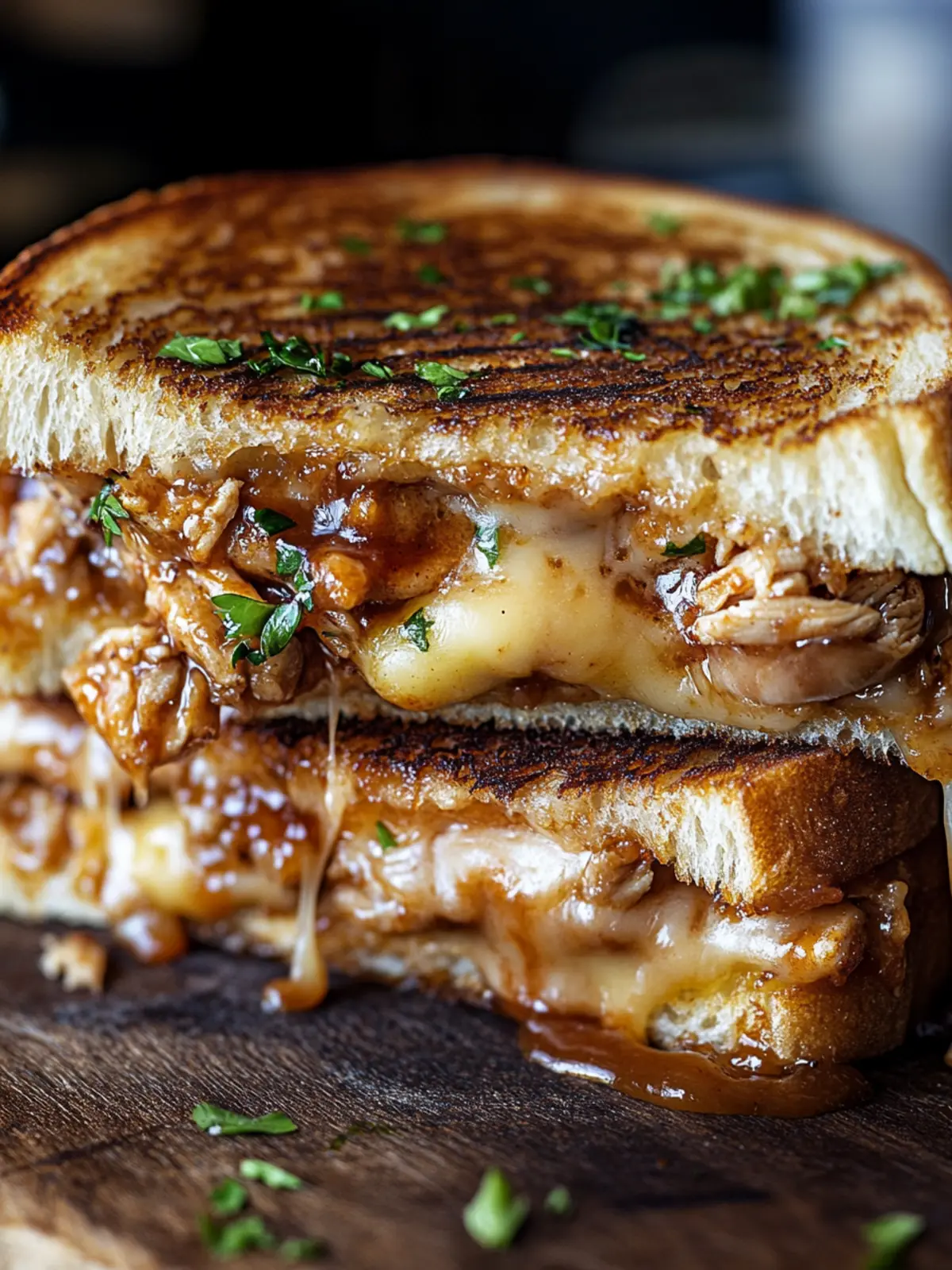 BBQ Chicken Grilled Cheese: Ultimate Comfort Food Delight 4 BBQ Chicken Grilled Cheese