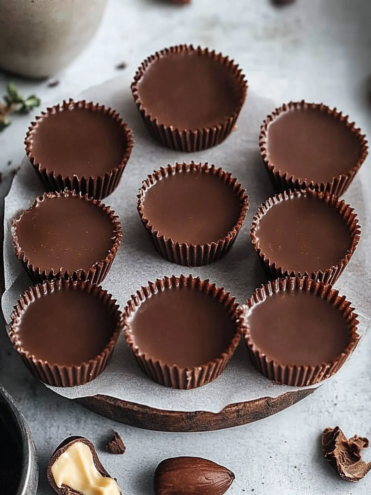 Decadent Peanut Butter Cups with a Chocolate Surprise 3 Peanut Butter Cups