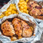 Campfire Chicken Foil Packs with Bold BBQ Flavor and Veggies 45 Campfire Chicken Foil Packs