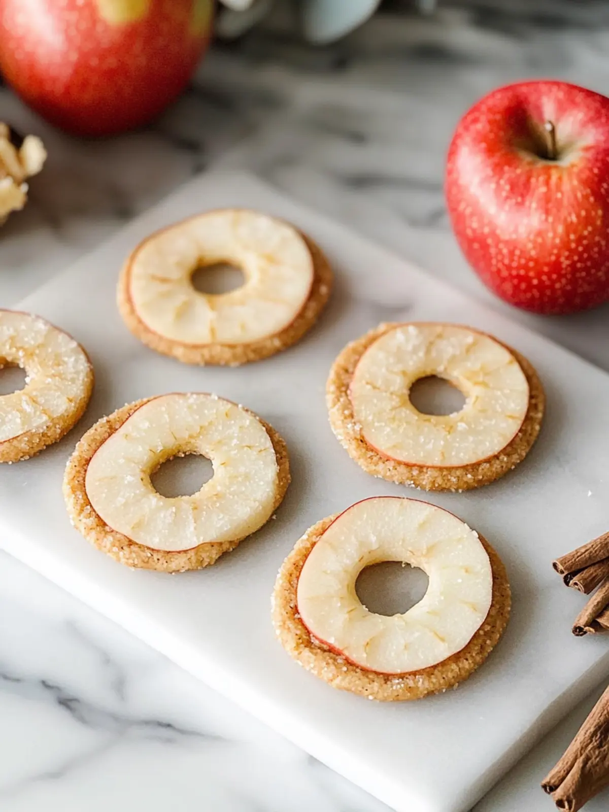 Irresistible Apple Slice Cookies with Peanut Butter Twist 4 Apple Slice Cookies