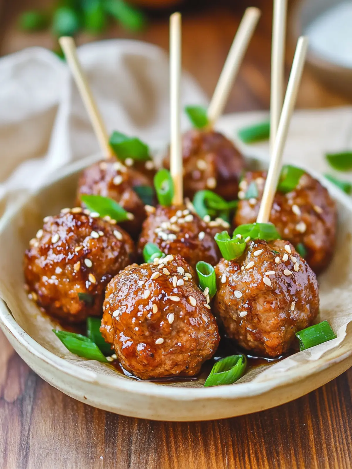 Savory Teriyaki Meatballs: A Flavor-Packed Dinner Delight 4 Teriyaki Meatballs