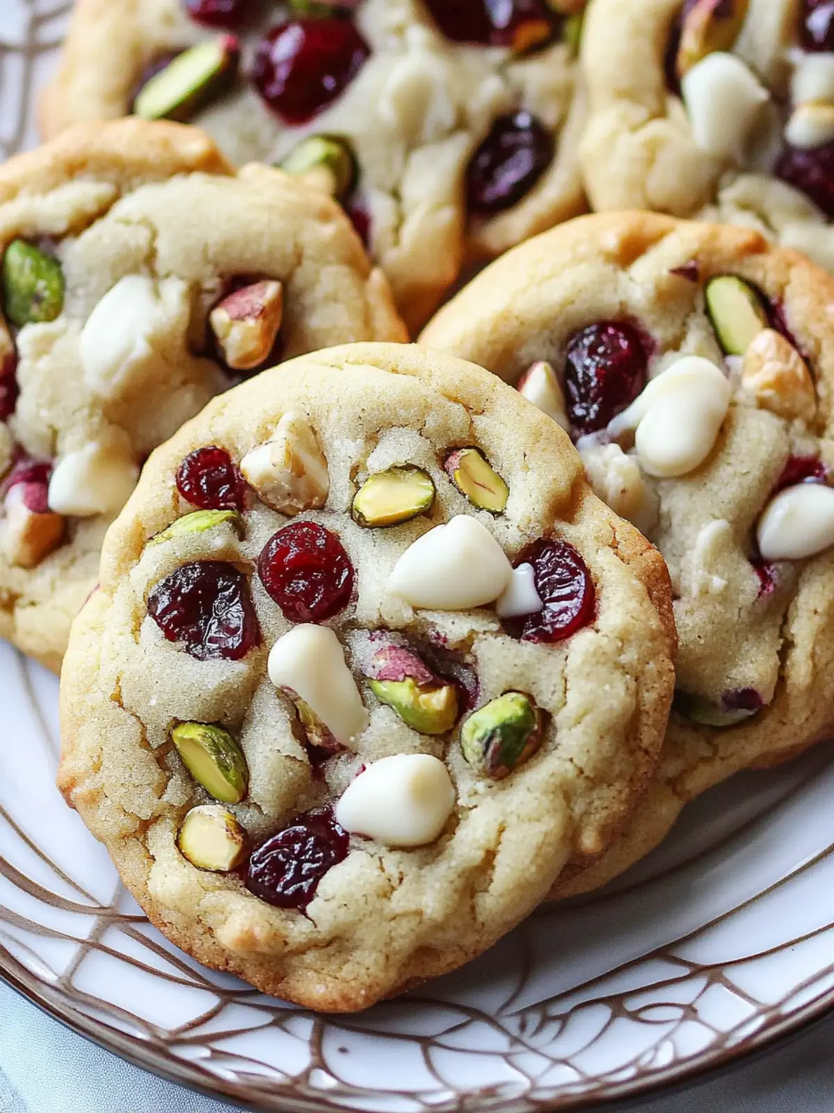 Decadent White Chocolate Cranberry Pistachio Cookies to Savor 2 White Chocolate Cranberry Pistachio Cookies