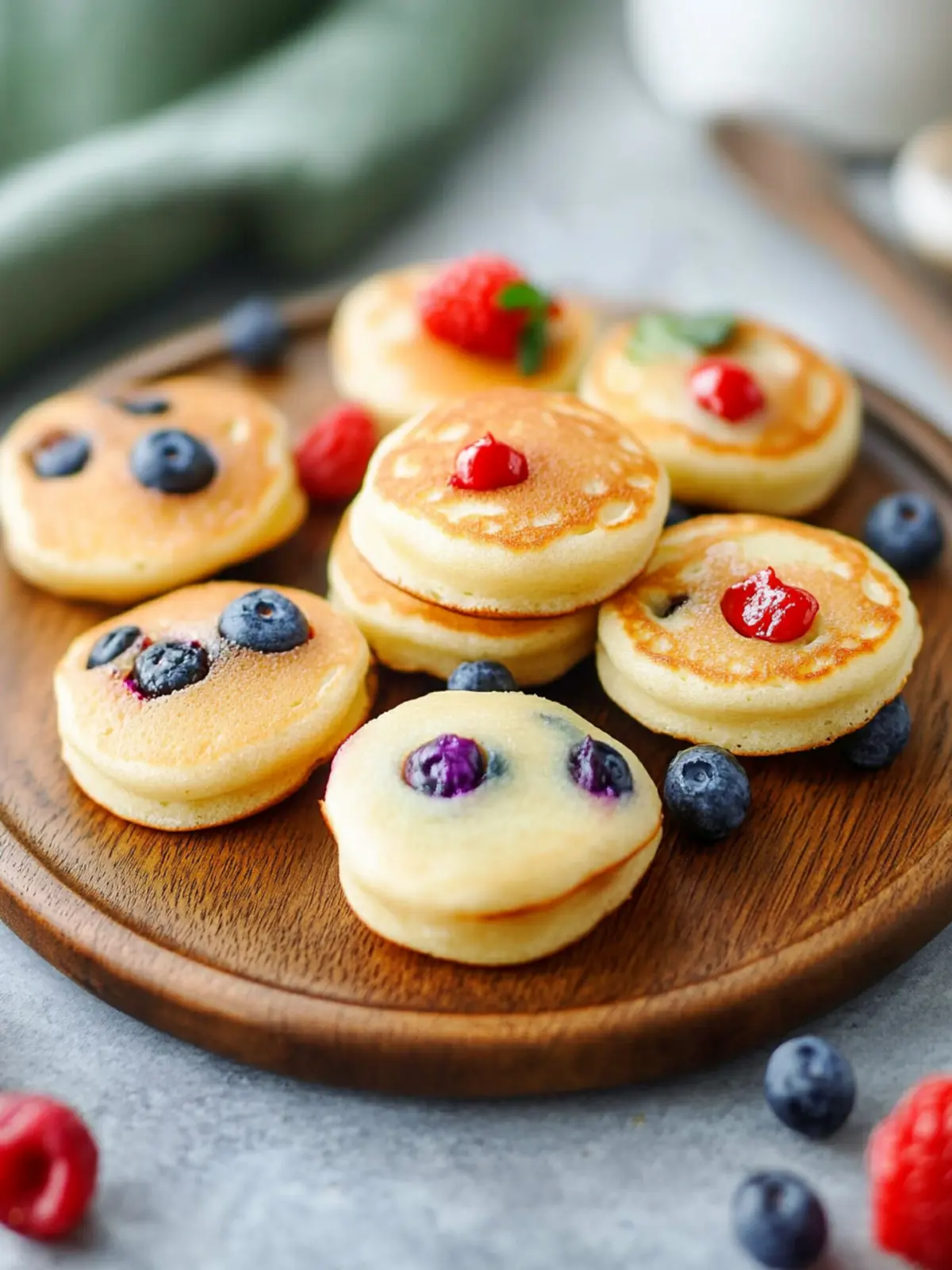 Mini Pancake Bites That Make Breakfast Fun and Tasty! 2 Mini Pancake Bites