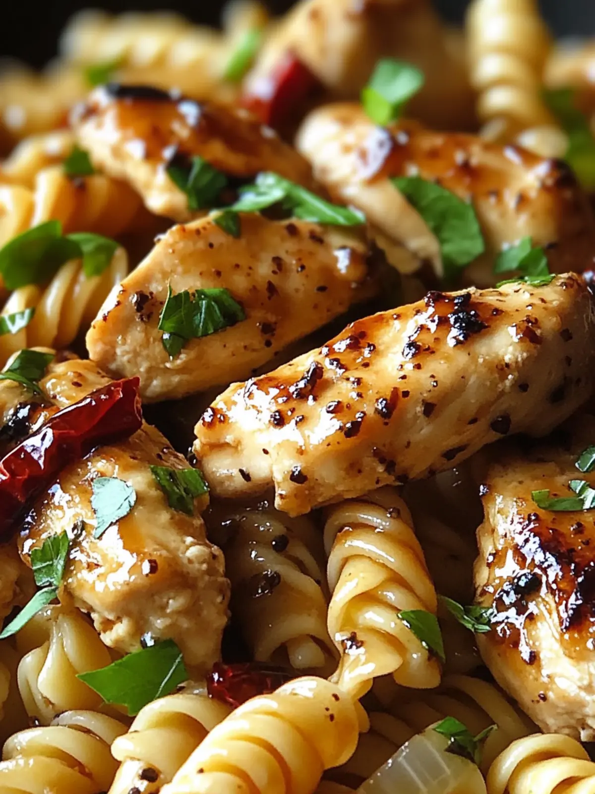 Sticky Honey Pepper Jack Chicken Pasta You’ll Crave Tonight 5 Sticky Honey Pepper Jack Chicken Pasta