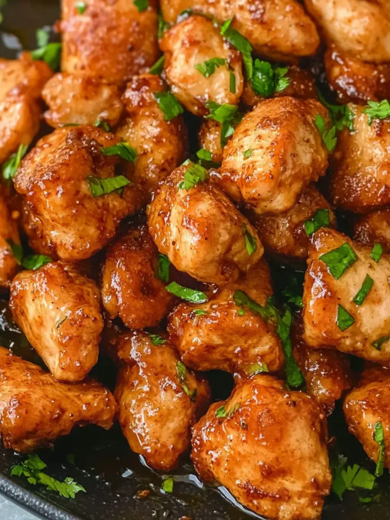Air Fryer Hot Honey Chicken Bites (No Breading)