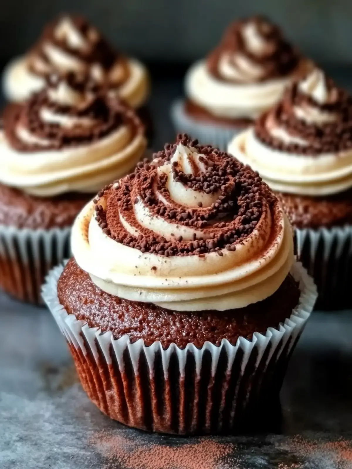 Decadent Chocolate Tiramisu Cupcakes for Sweet Indulgence 2 Decadent Chocolate Tiramisu Cupcakes