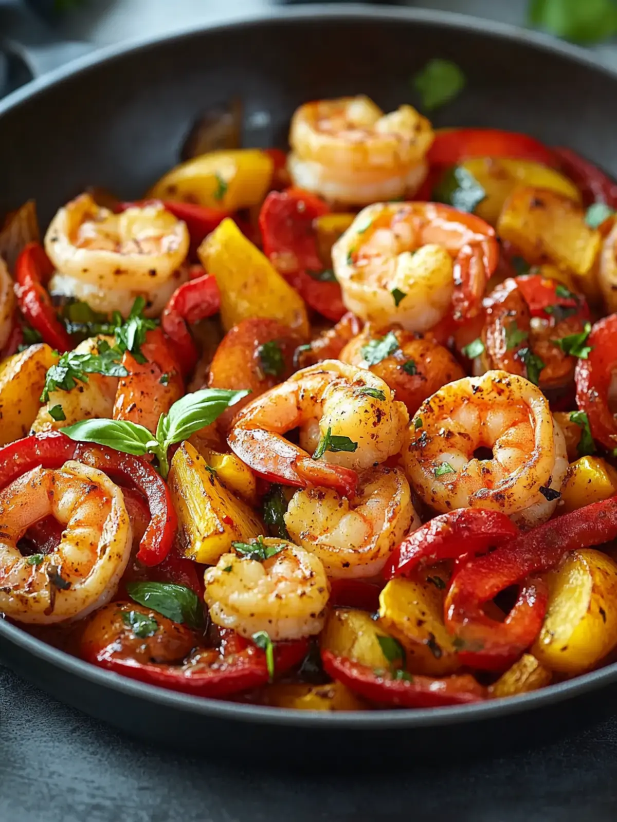 Savory Shrimp Vegetable Skillet for Quick Weeknight Dinners 4 Shrimp Vegetable Skillet
