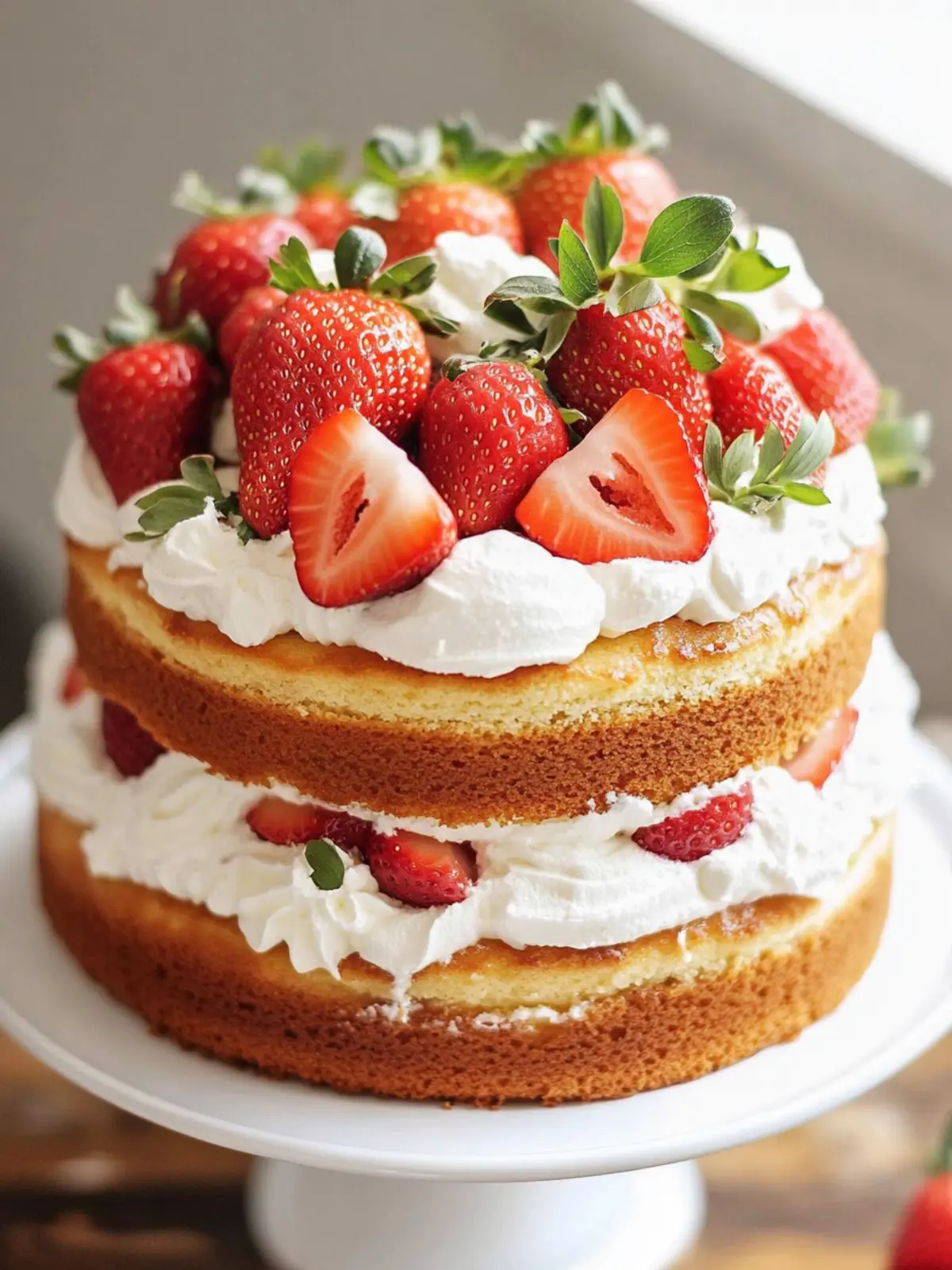 Strawberry Shortcake Cake That'll Brighten Your Day 5 Strawberry Shortcake Cake