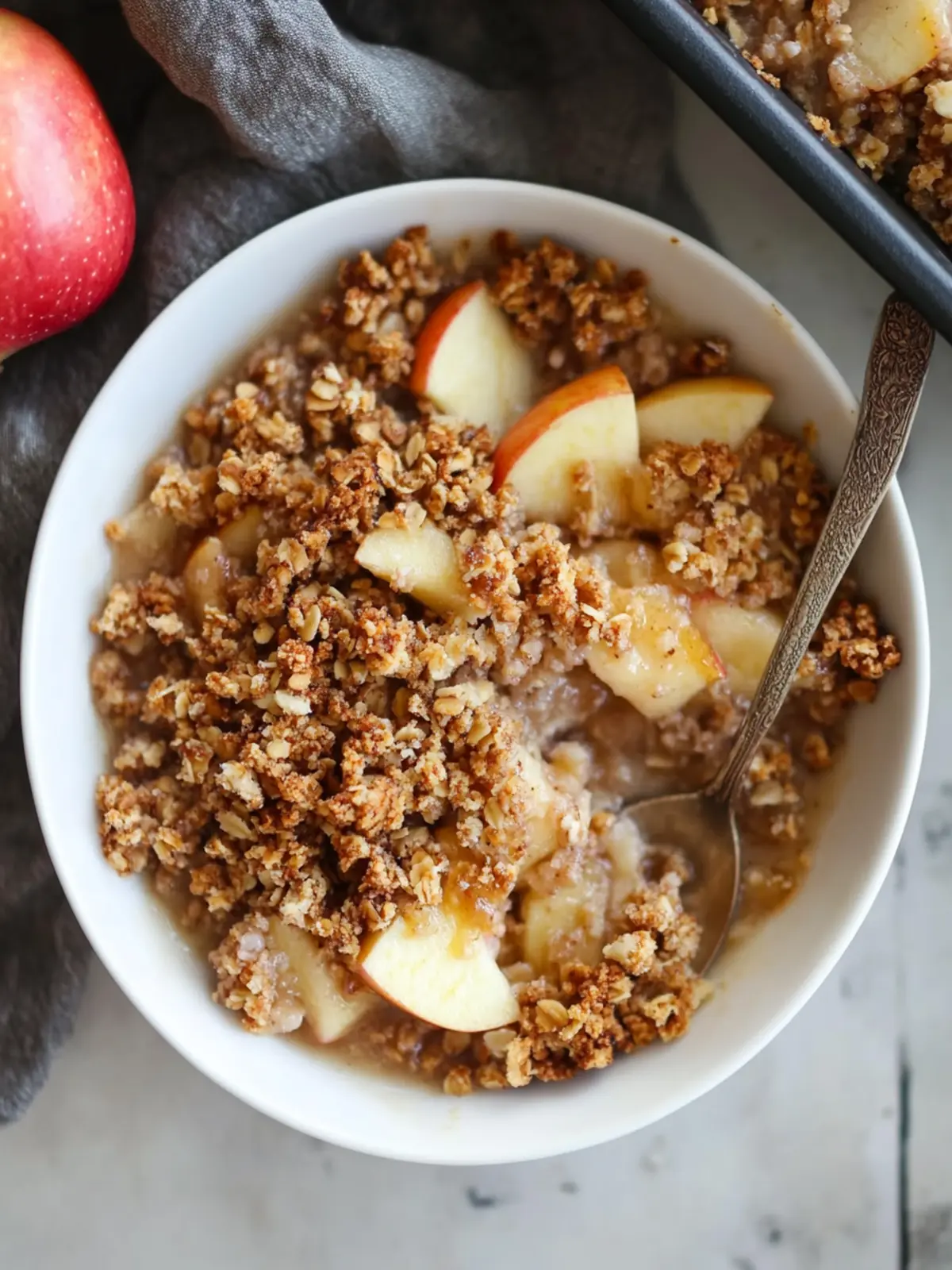 Delicious Healthy Breakfast Apple Crumble for Cozy Mornings 2 Healthy Breakfast Apple Crumble