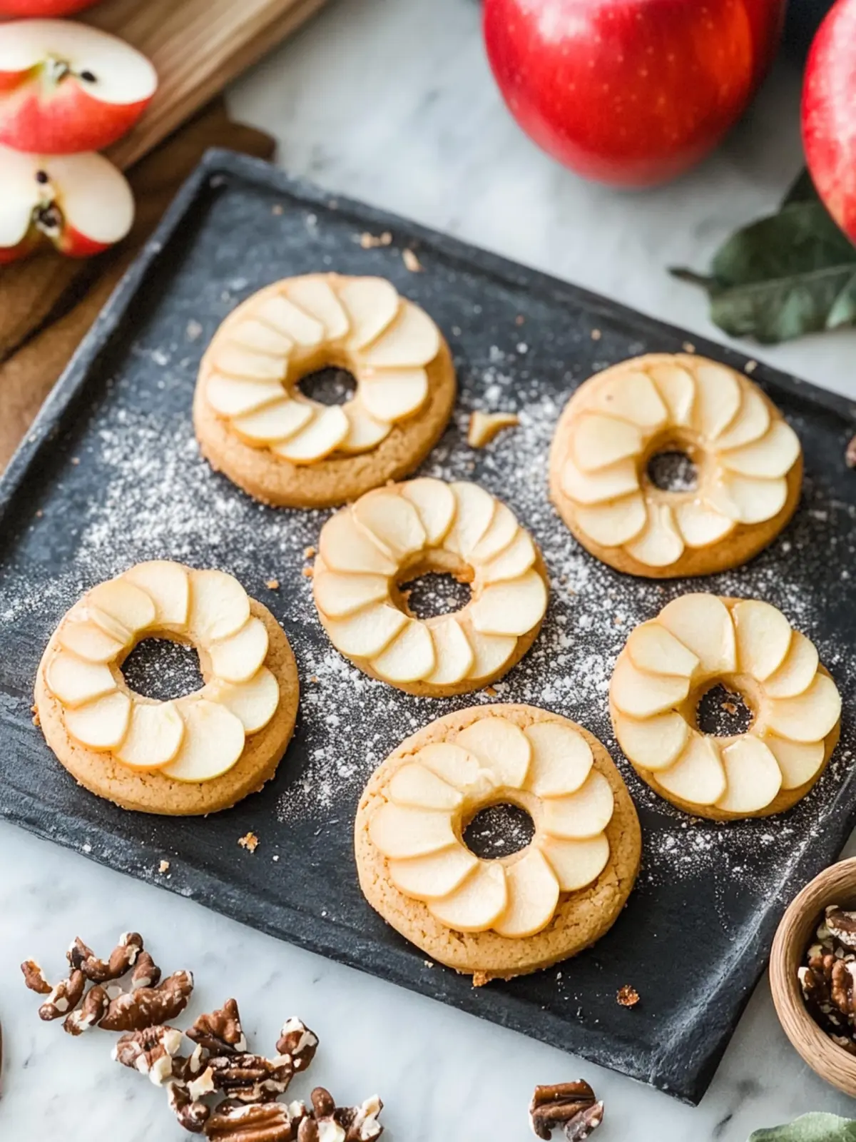 Irresistible Apple Slice Cookies with Peanut Butter Twist 2 Apple Slice Cookies