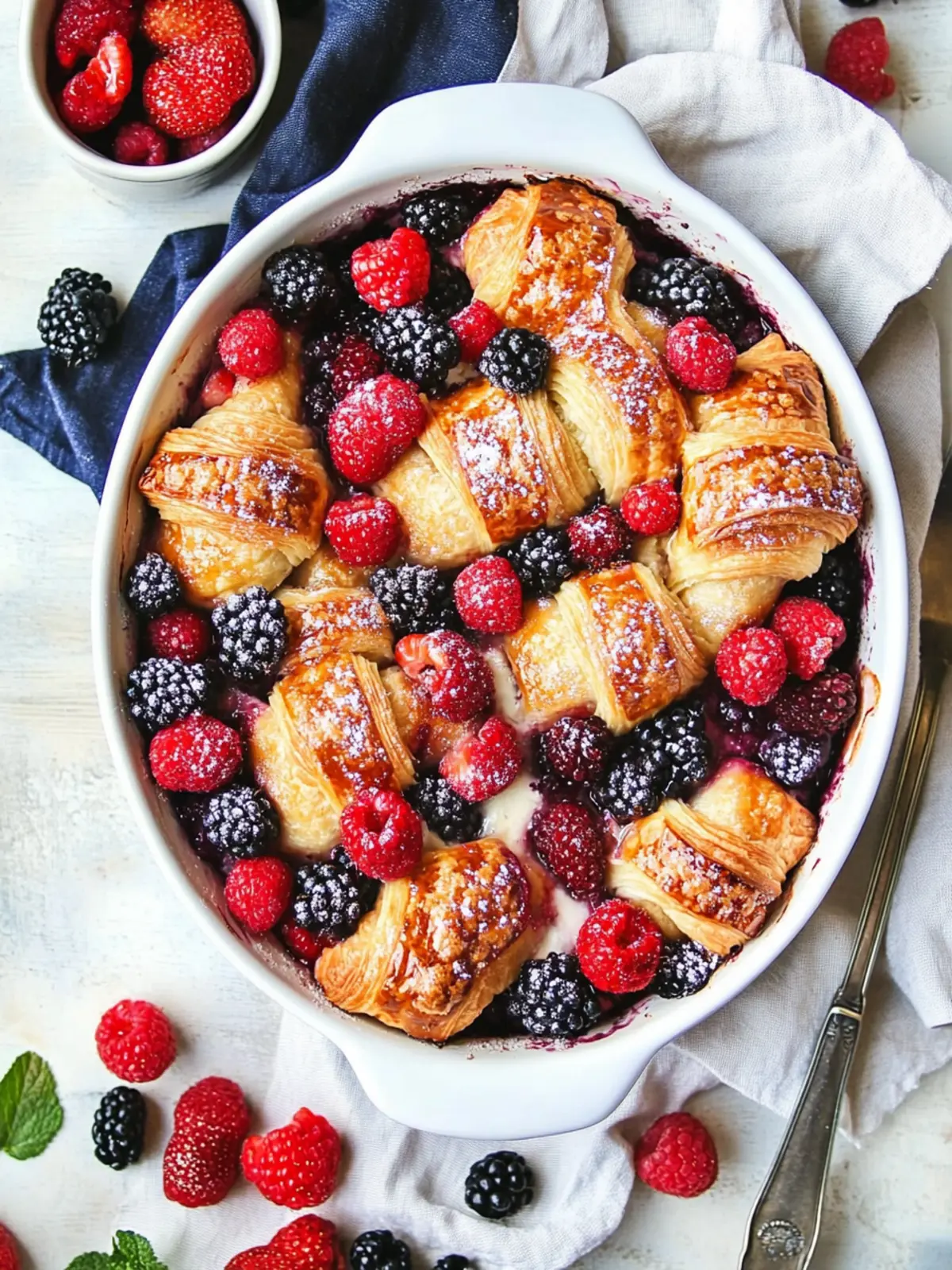 Berry Croissant Bake: Indulge in This Delightful Sweet Treat 2 Berry Croissant Bake