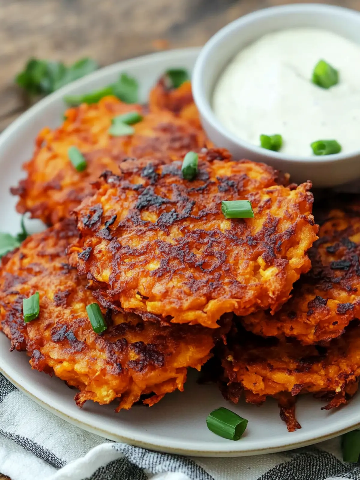Crispy Sweet Potato Fritters That Beat Fast Food Any Day 4 Crispy Sweet Potato Fritters (Hash Brown Patties)