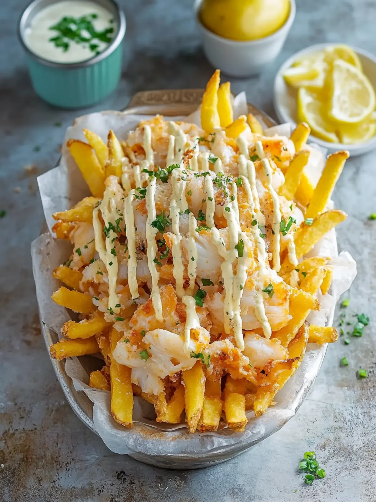 Irresistible Crab Fries Loaded with Cheesy Goodness 5 Crab Fries