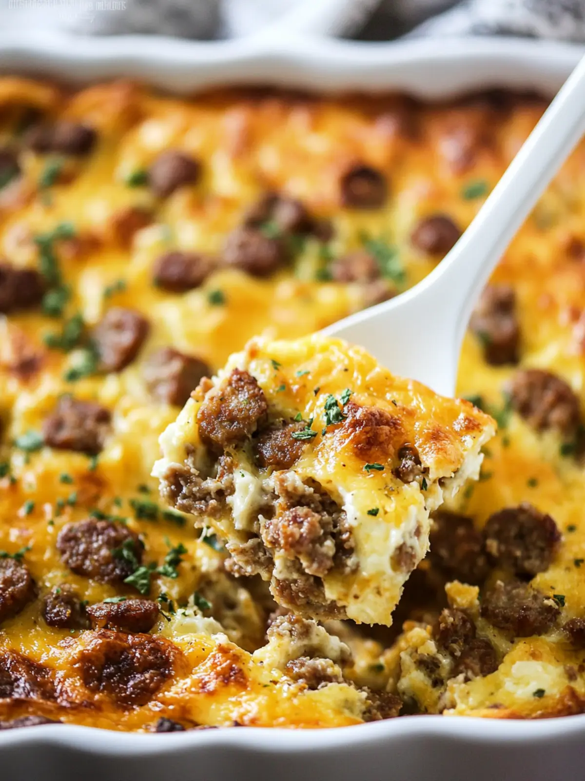 Savory Breakfast Sausage Casserole for Lazy Mornings 4 Breakfast Sausage Casserole