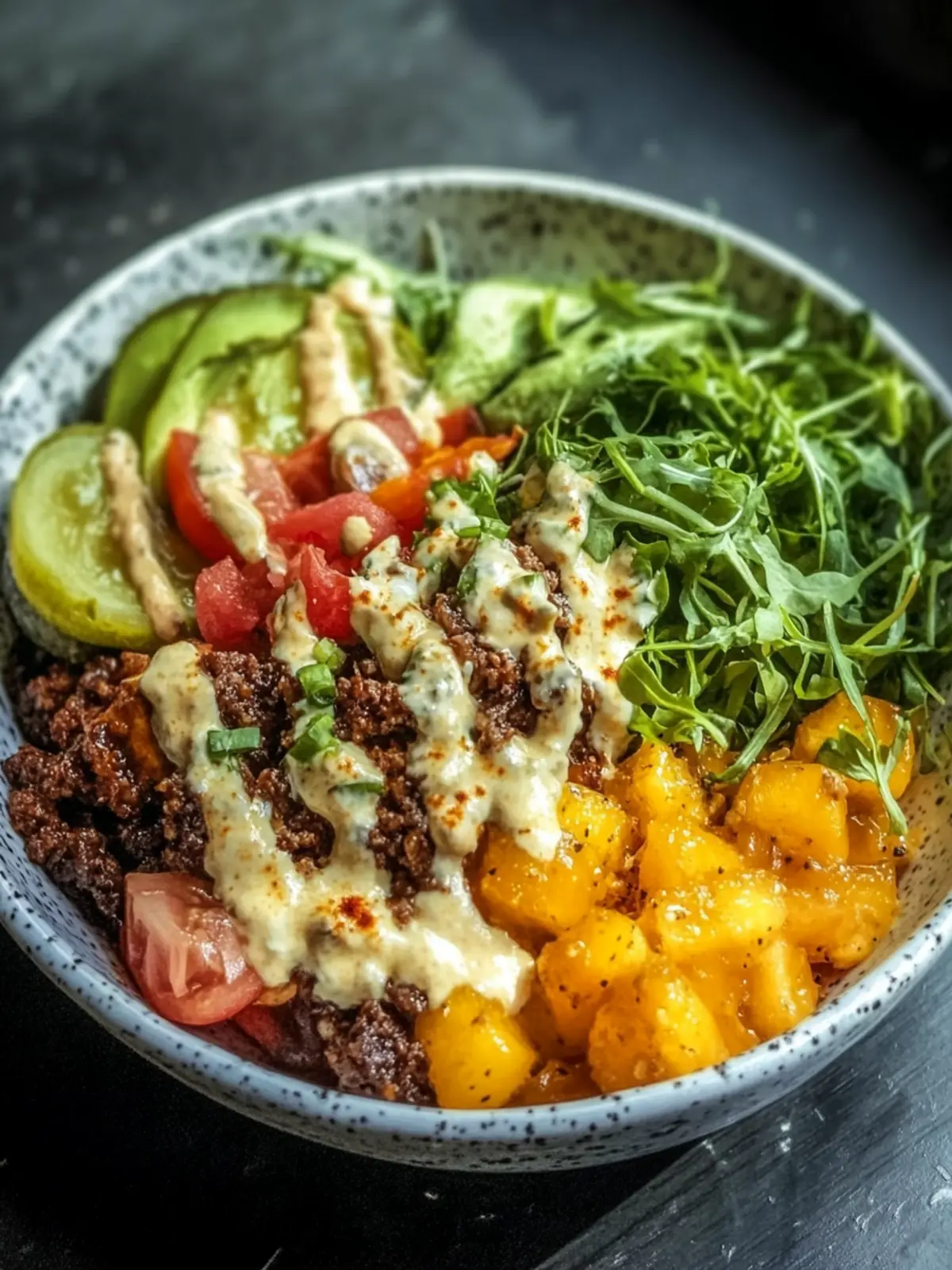 Savory Smash Burger Bowl: Your New Comfort Food Craving 4 Smash Burger Bowl