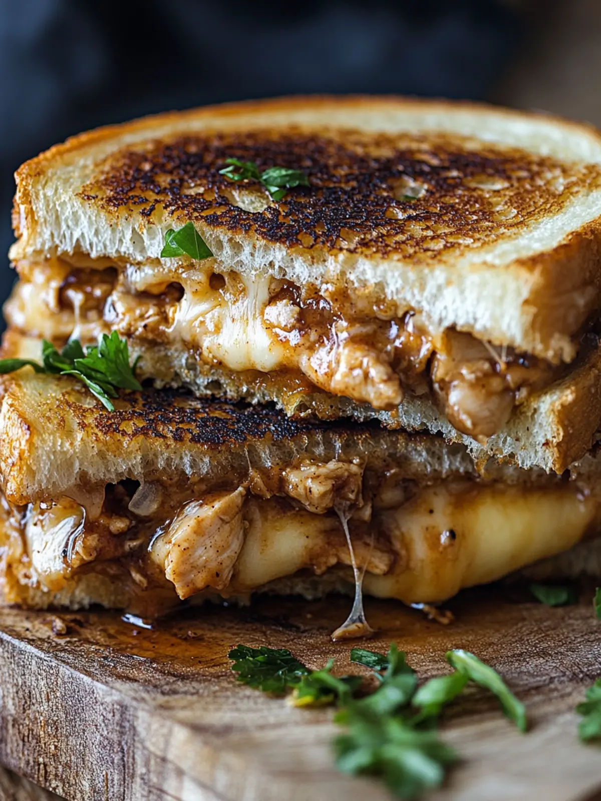 BBQ Chicken Grilled Cheese: Ultimate Comfort Food Delight 5 BBQ Chicken Grilled Cheese