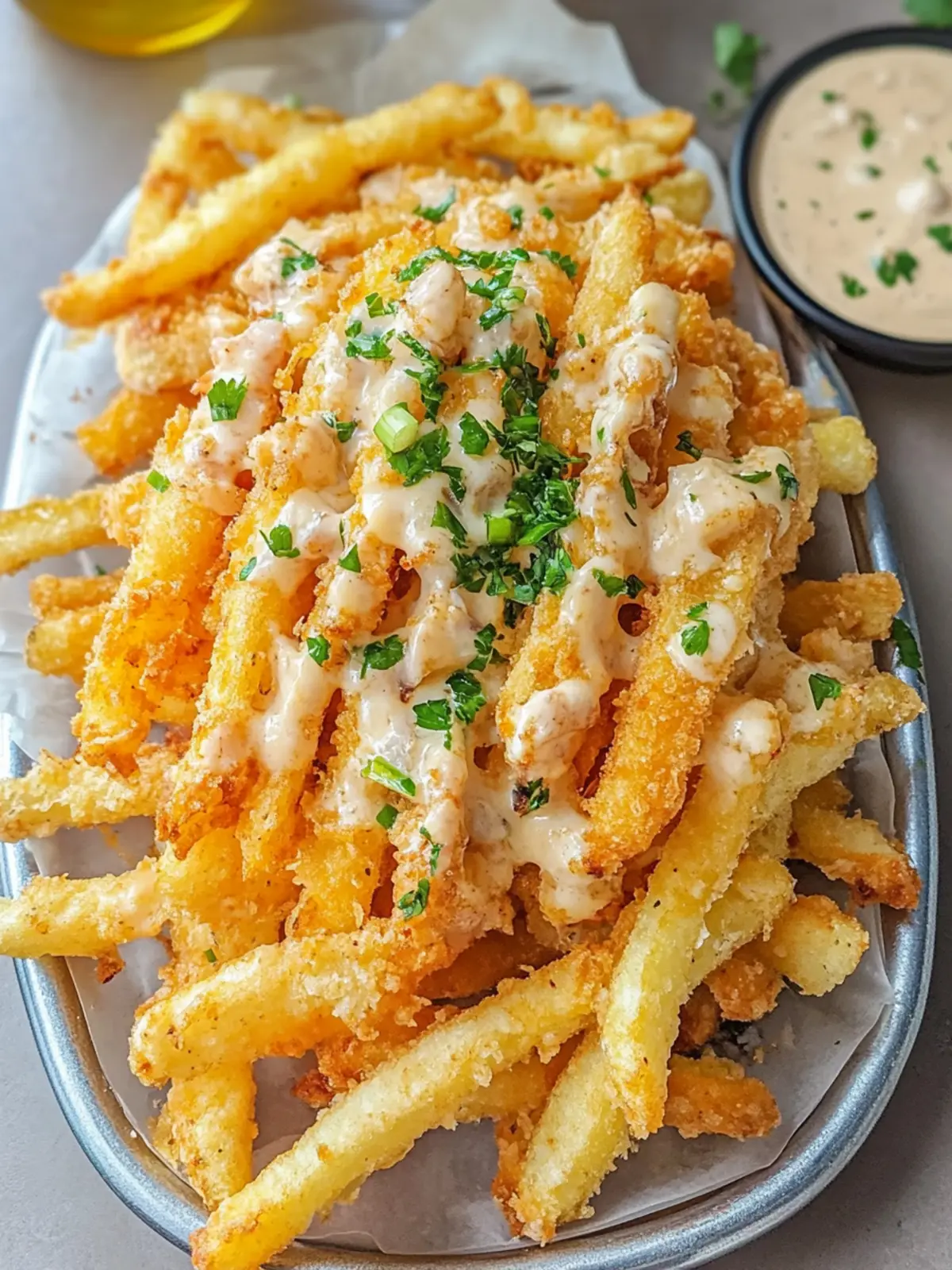 Irresistible Crab Fries Loaded with Cheesy Goodness 4 Crab Fries