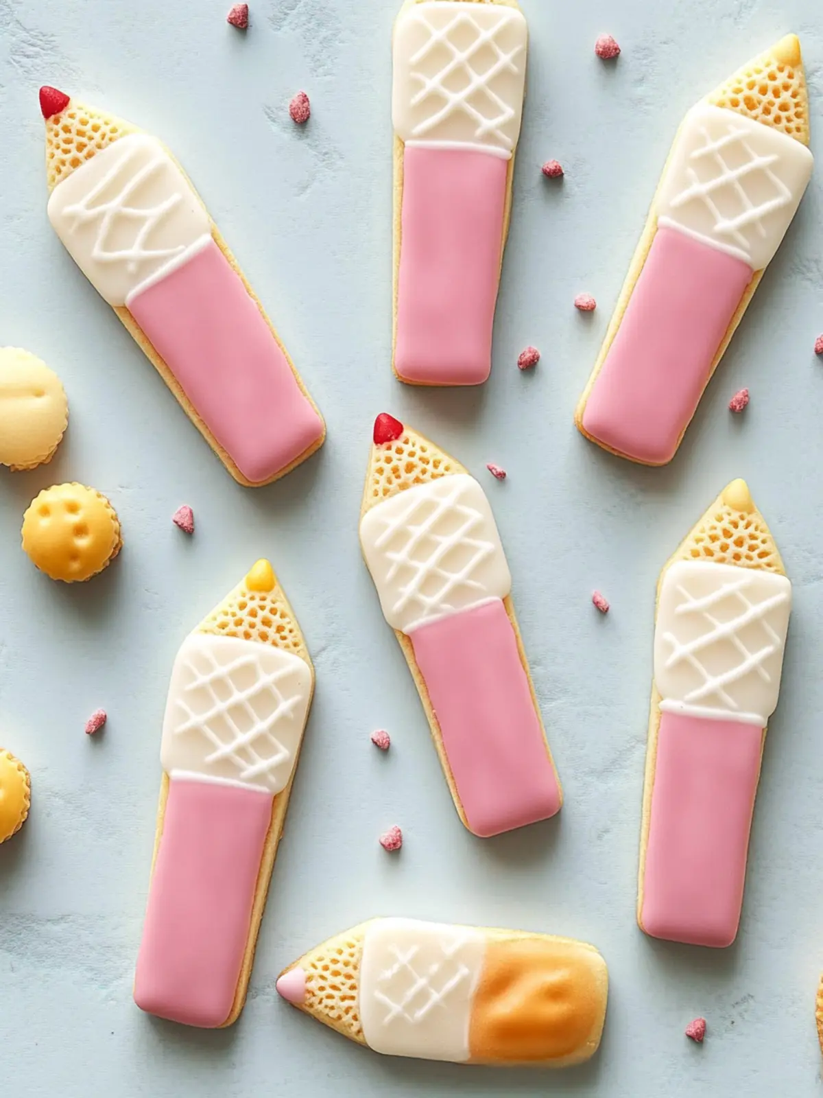 Cute Wafer Pencil Cookies to Brighten Your Dessert Table 2 Cute Wafer Pencil Cookies