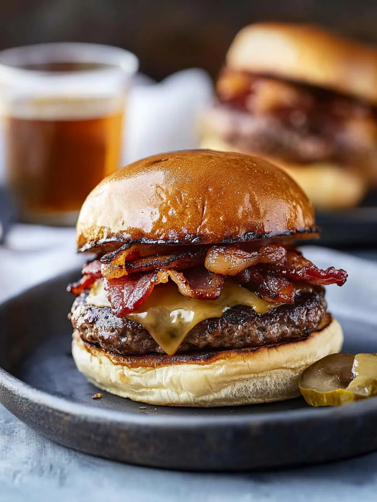 Grilled Bacon Bourbon Burgers for Ultimate Flavor Bliss 4 Grilled Bacon Bourbon Burgers