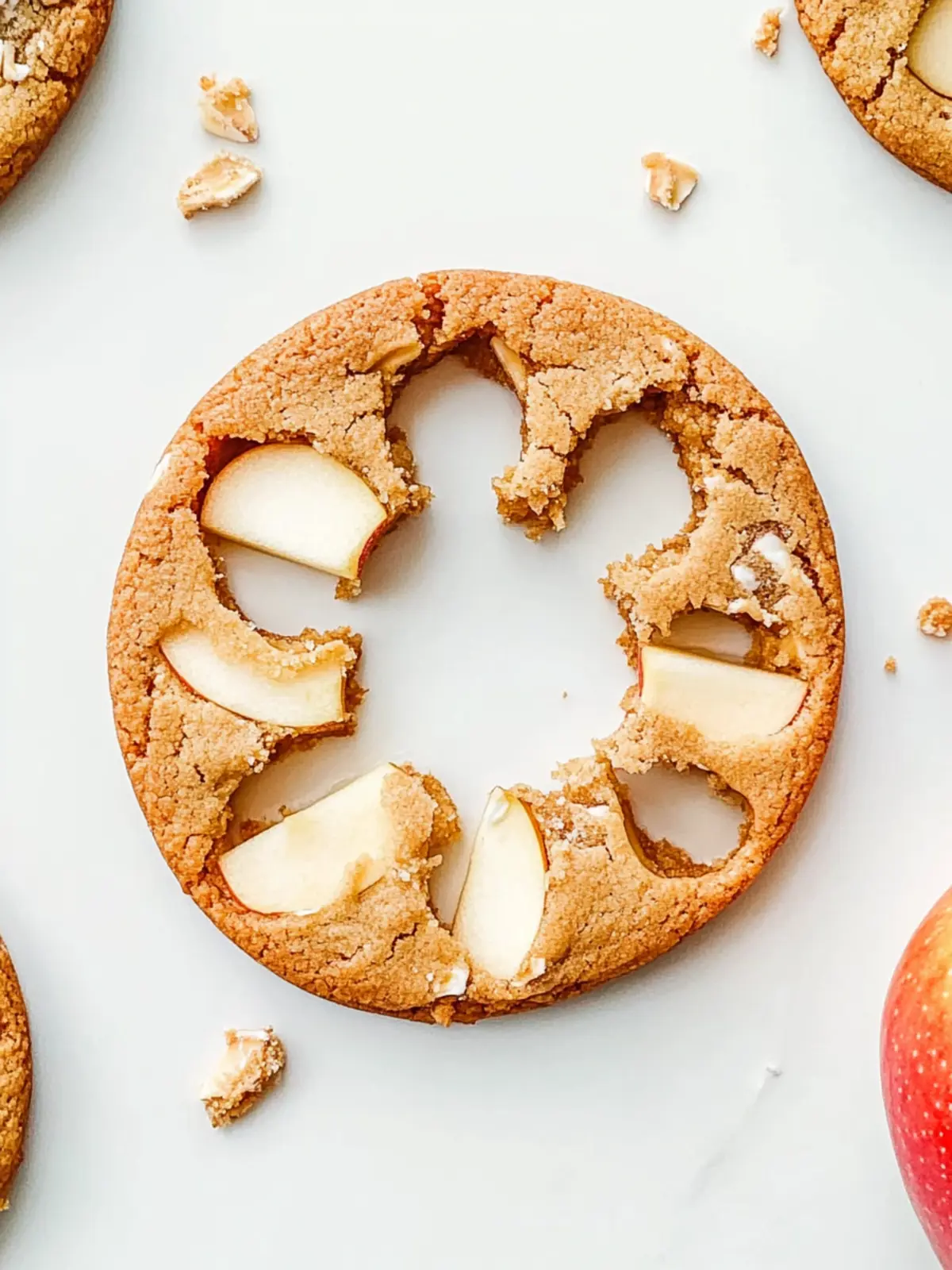 Irresistible Apple Slice Cookies with Peanut Butter Twist 3 Apple Slice Cookies