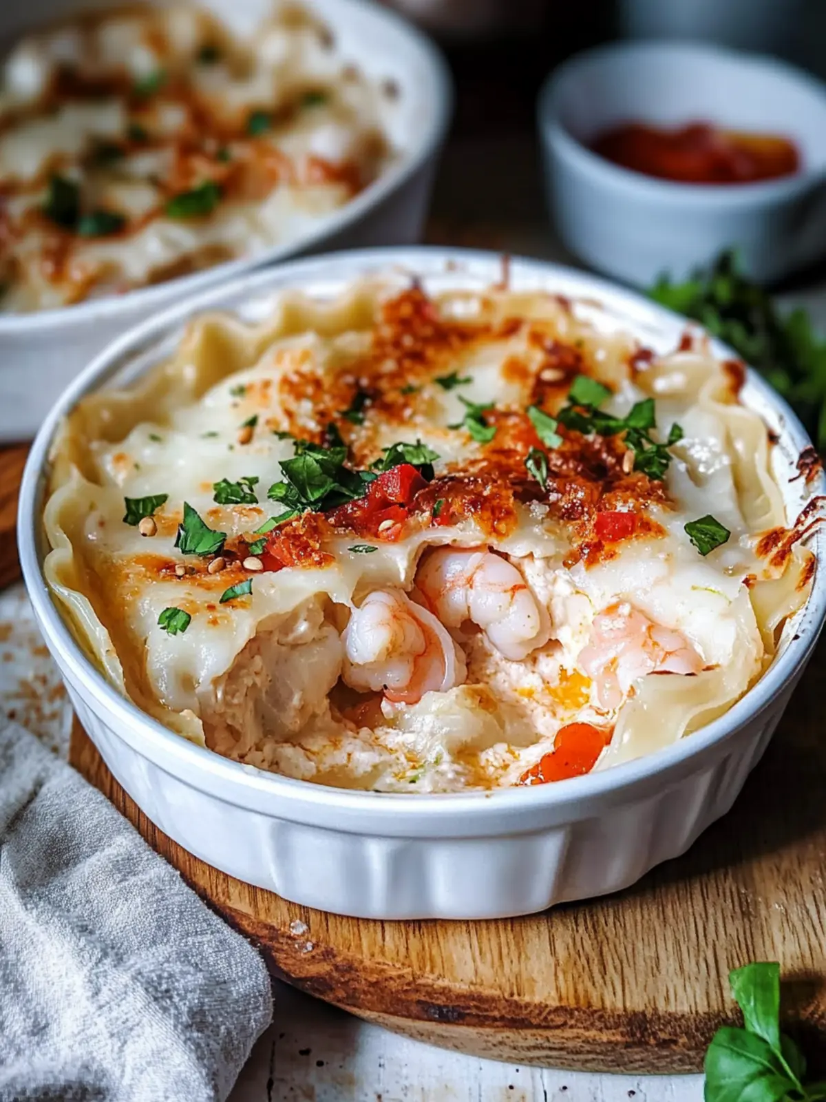 Delicious Chicken and Shrimp Dumpling Lasagna Made Easy 2 Chicken and Shrimp Dumpling Lasagna
