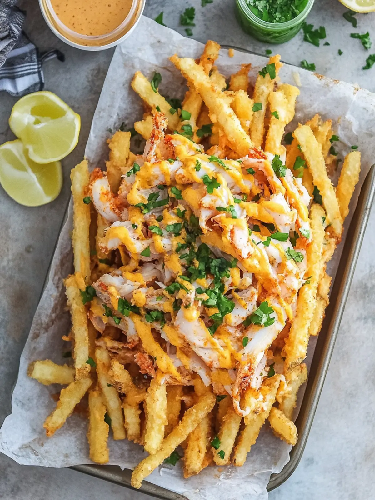 Irresistible Crab Fries Loaded with Cheesy Goodness 2 Crab Fries