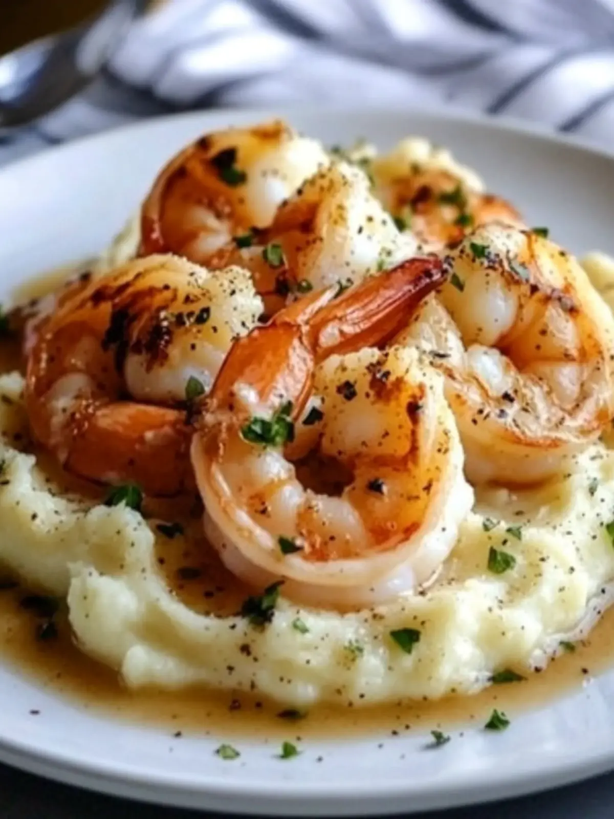 Creamy Garlic Shrimp Over Mashed Potatoes for a Cozy Dinner 2 Creamy Garlic Shrimp Over Mashed Potatoes