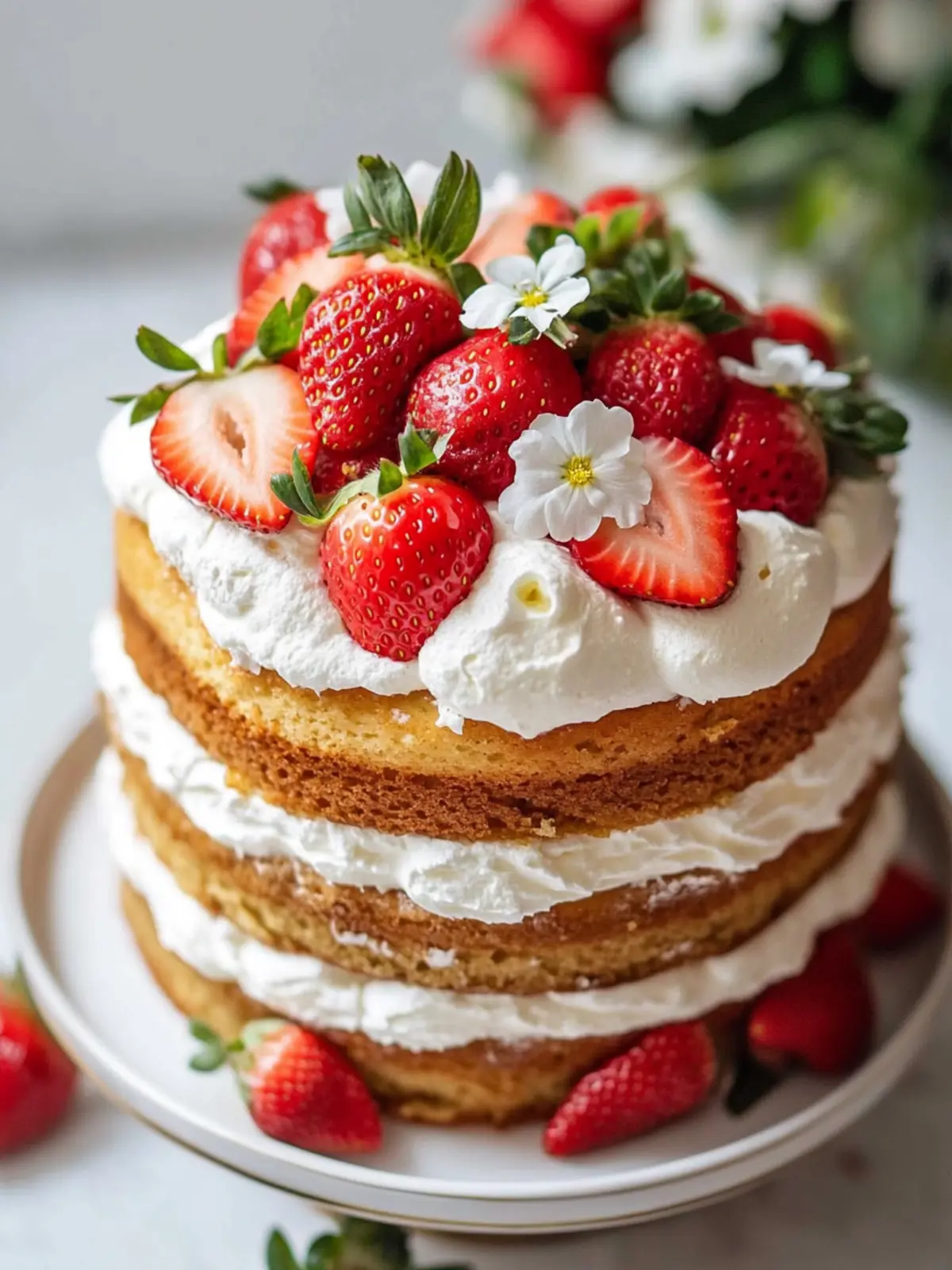 Strawberry Shortcake Cake That'll Brighten Your Day 4 Strawberry Shortcake Cake