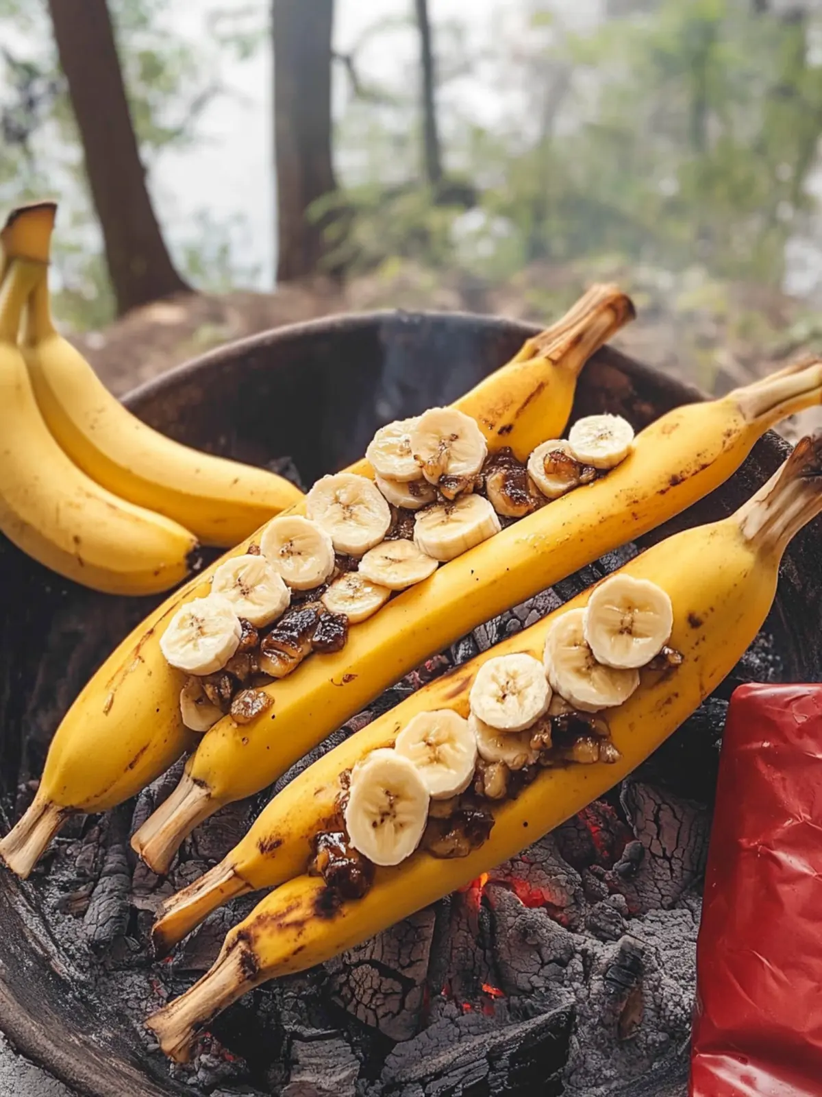 Campfire Banana Boats: Gooey Chocolaty Goodness Awaits 3 Campfire Banana Boats
