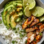 Delicious Honey Lime Chicken & Avocado Rice Bowl Recipe 8 Honey Lime Chicken & Avocado Rice Bowl