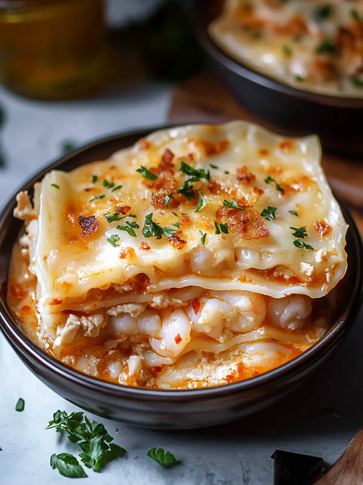 Delicious Chicken and Shrimp Dumpling Lasagna Made Easy 3 Chicken and Shrimp Dumpling Lasagna
