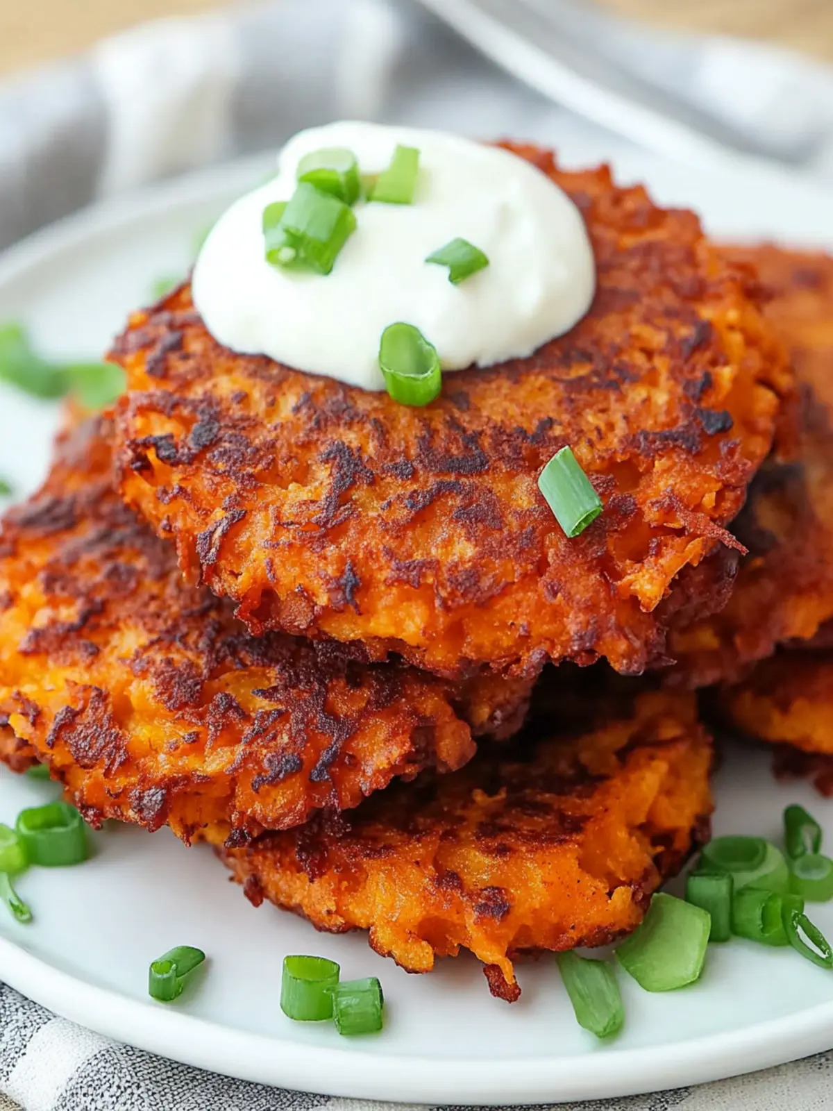 Crispy Sweet Potato Fritters That Beat Fast Food Any Day 2 Crispy Sweet Potato Fritters (Hash Brown Patties)