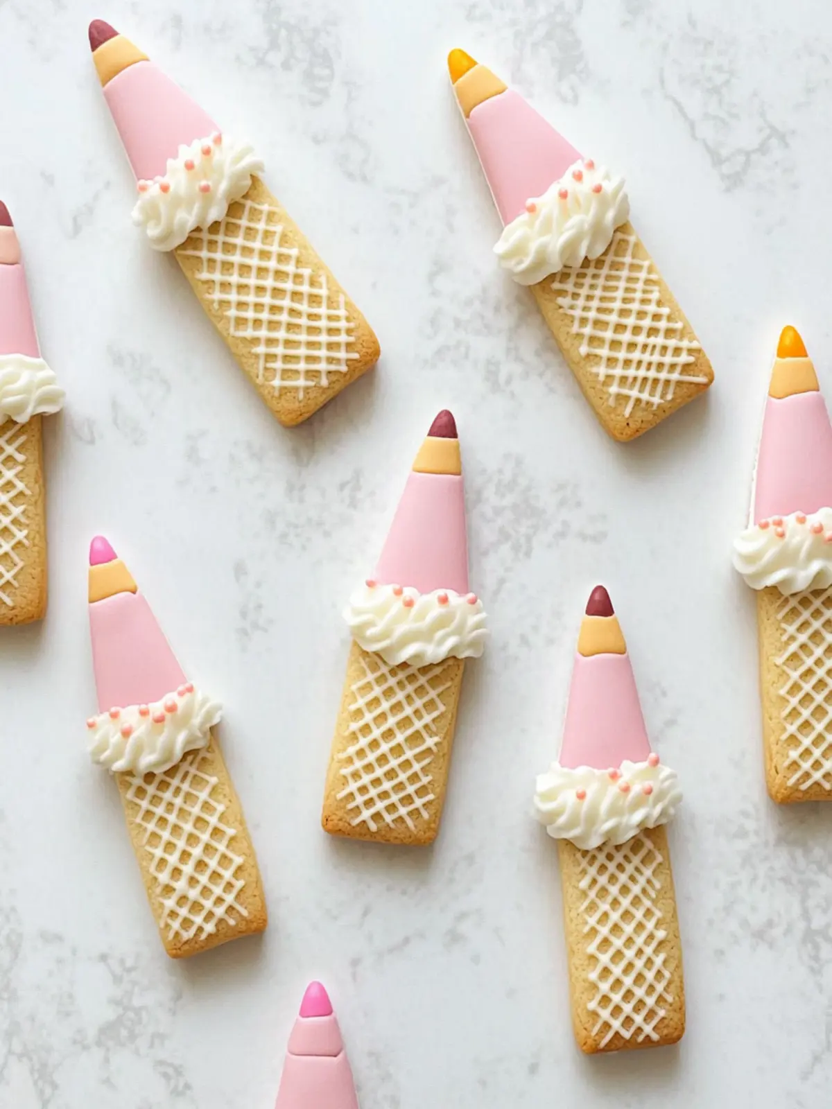 Cute Wafer Pencil Cookies to Brighten Your Dessert Table 4 Cute Wafer Pencil Cookies